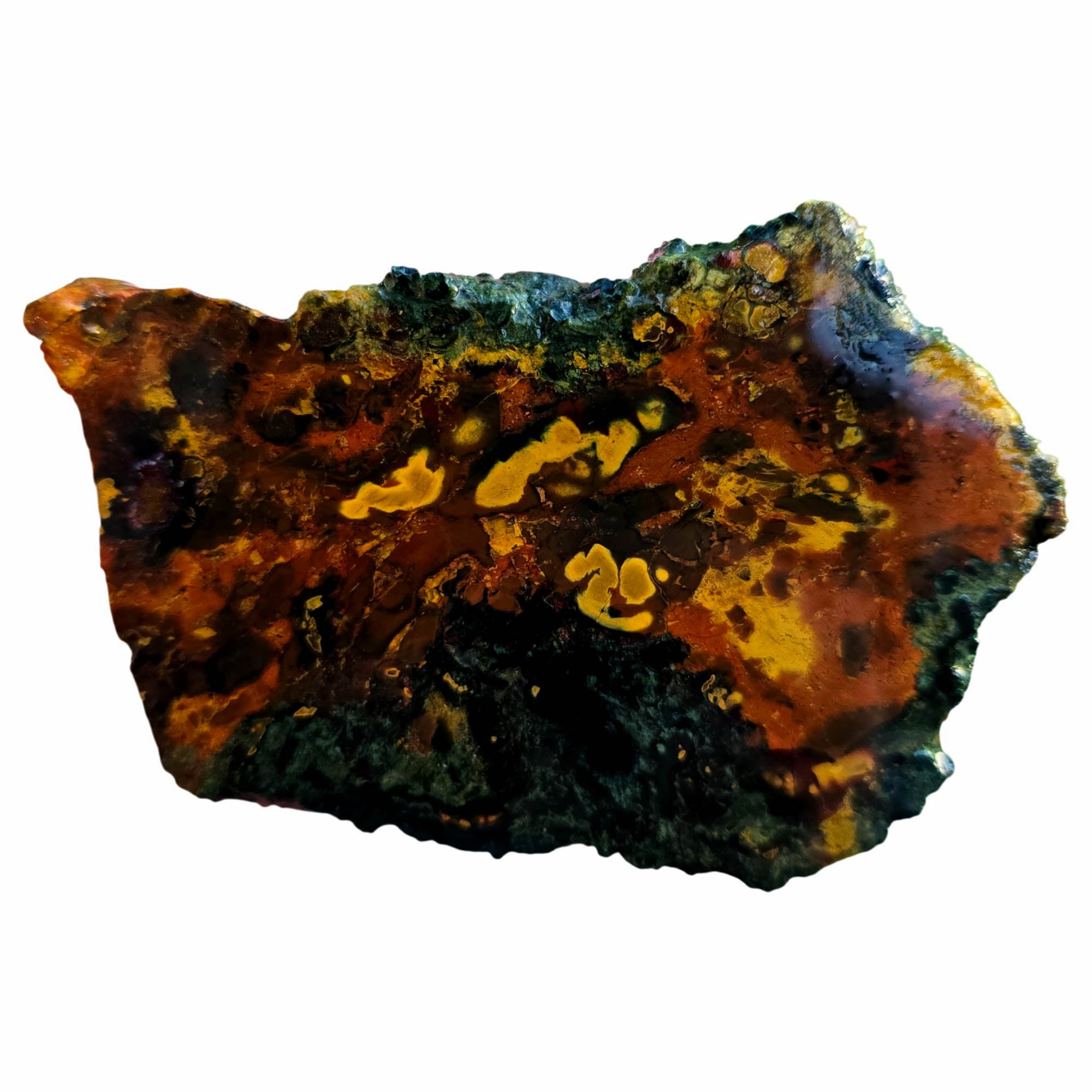 Kaleidoscope Jasper Slab - Floating Orb Pattern - Oregon Discovery