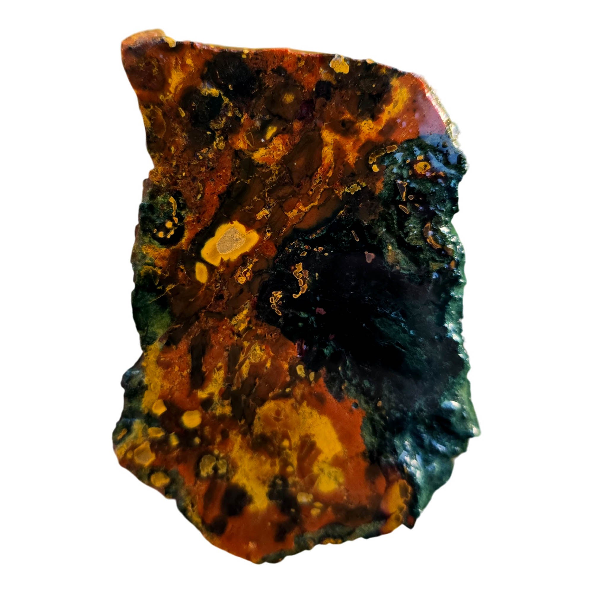 Kaleidoscope Jasper Slab - Floating Orb Pattern - Oregon Discovery