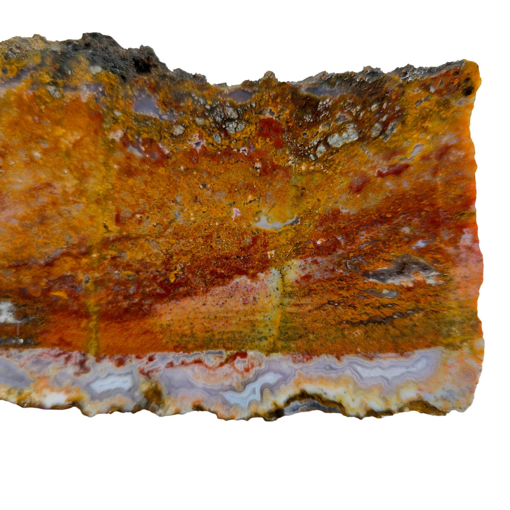 Agua Nueva Moss Agate Slab – Static Moss Fortification Mexican #3849-Photo2