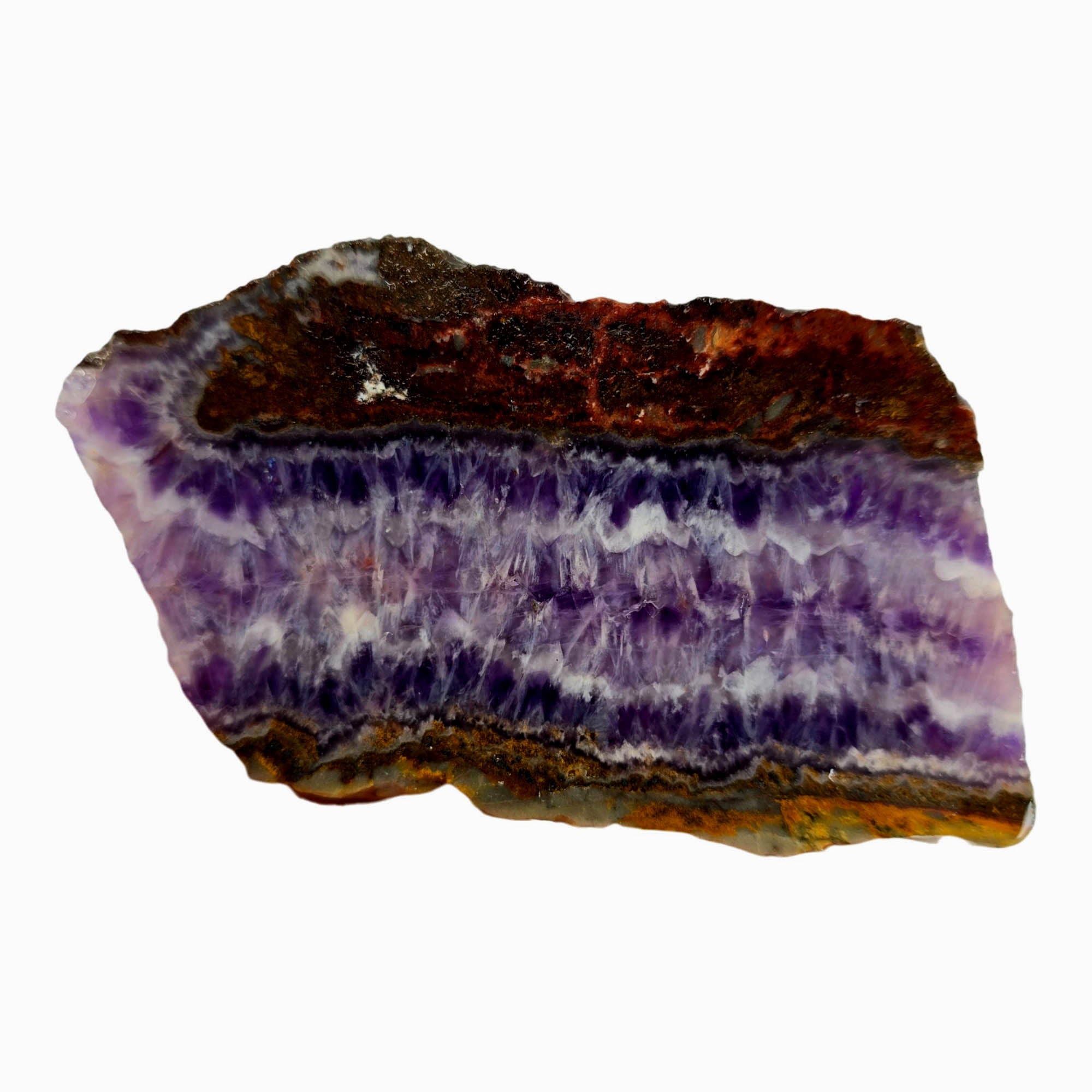 Moroccan Amethyst Lace Slab Deep Purple Broken Water Pattern #3869-Photo1