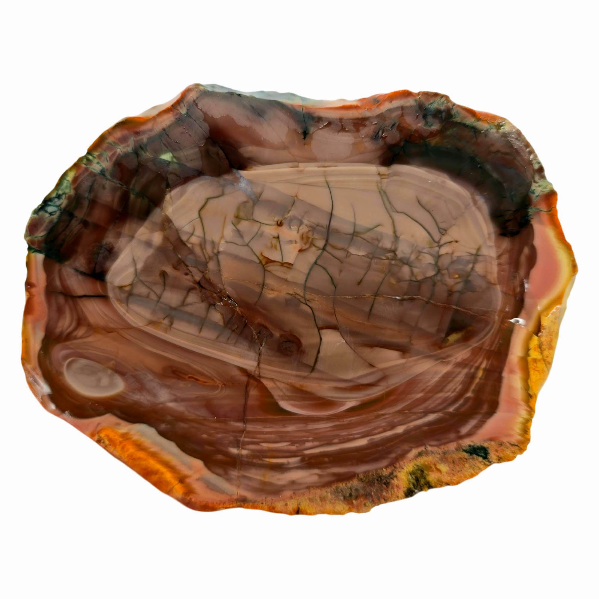 Royal Imperial Jasper Slab - Pink Orbs Willow Creek Style Mexico #3897-Photo2