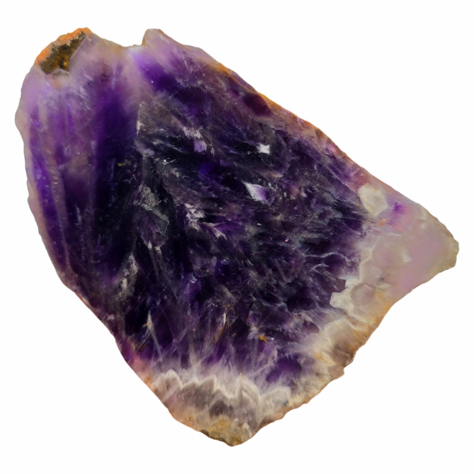 Moroccan Amethyst Lace Slab – Deep Purple Drusy Chevron Pattern #3901-Photo3