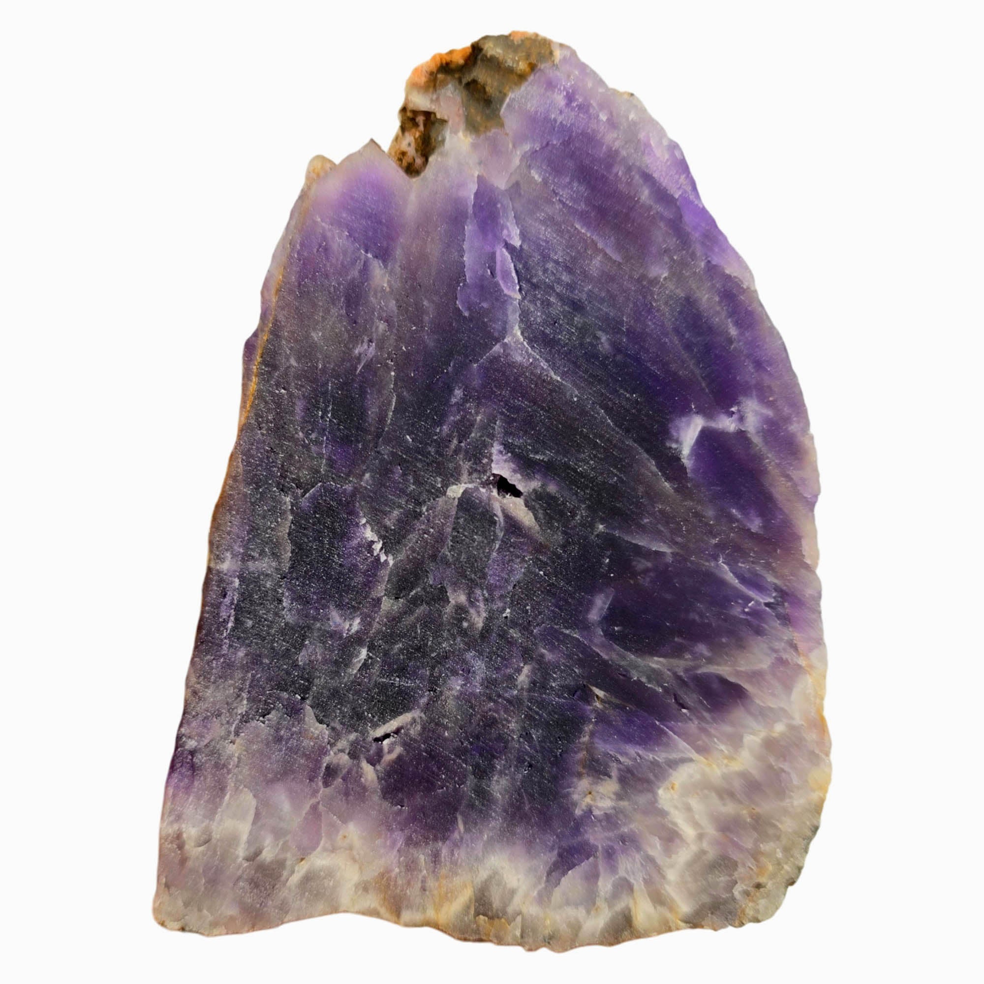 Moroccan Amethyst Lace Slab Dry – Deep Purple Drusy Chevron Pattern #3901-Photo4