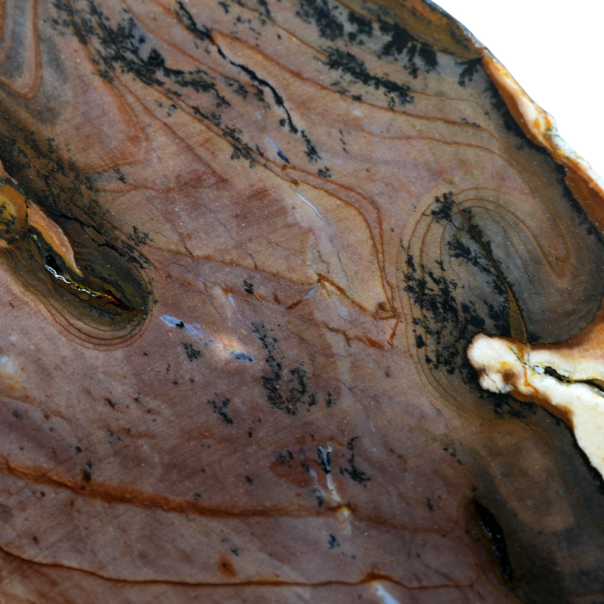 Purple Biggs Picture Jasper Slab – Deep Purple Rolling Hills Dendrites #3912-3