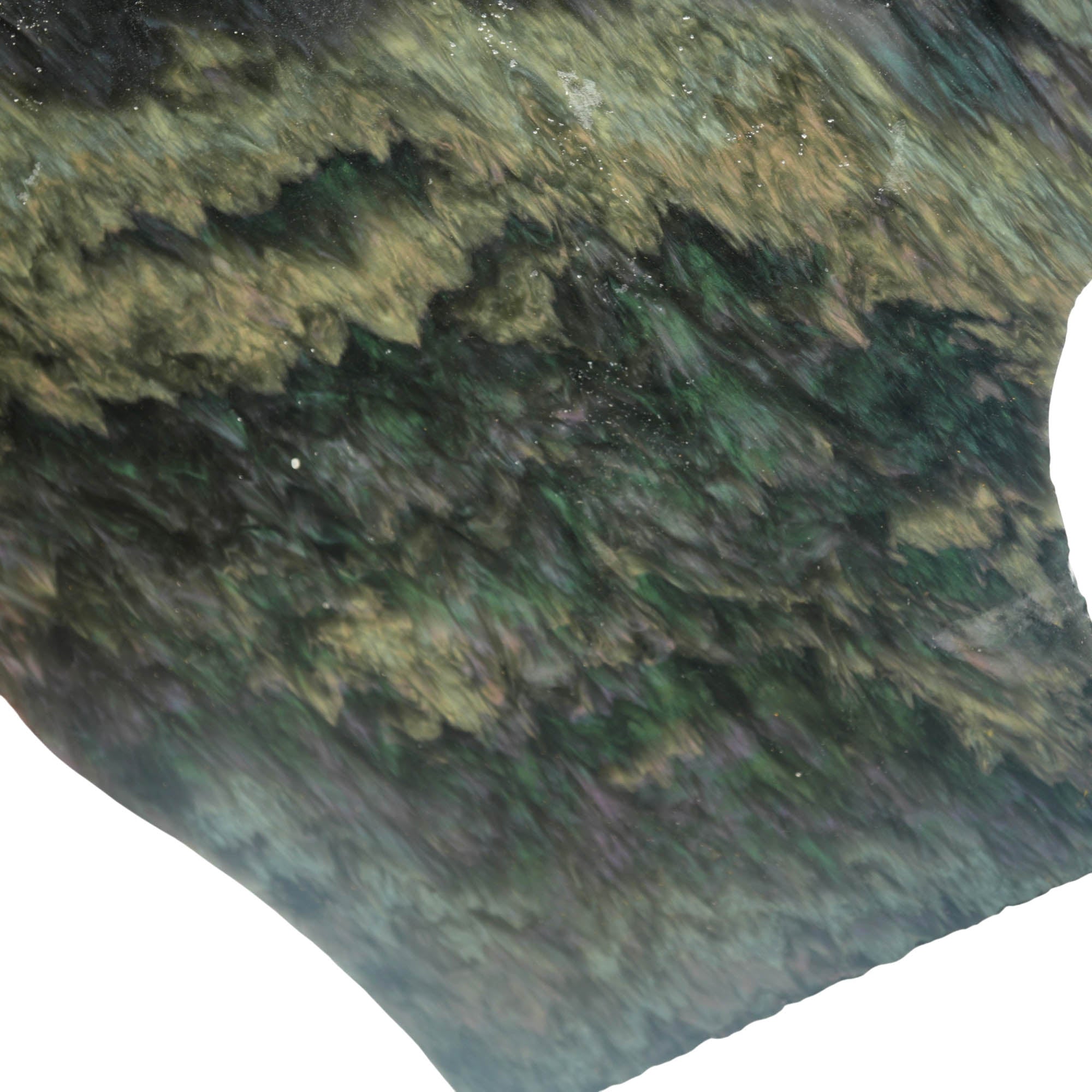 Mexican Velvet Obsidian Slab – Prime Color Flash Chatoyancy #3920-Photo6