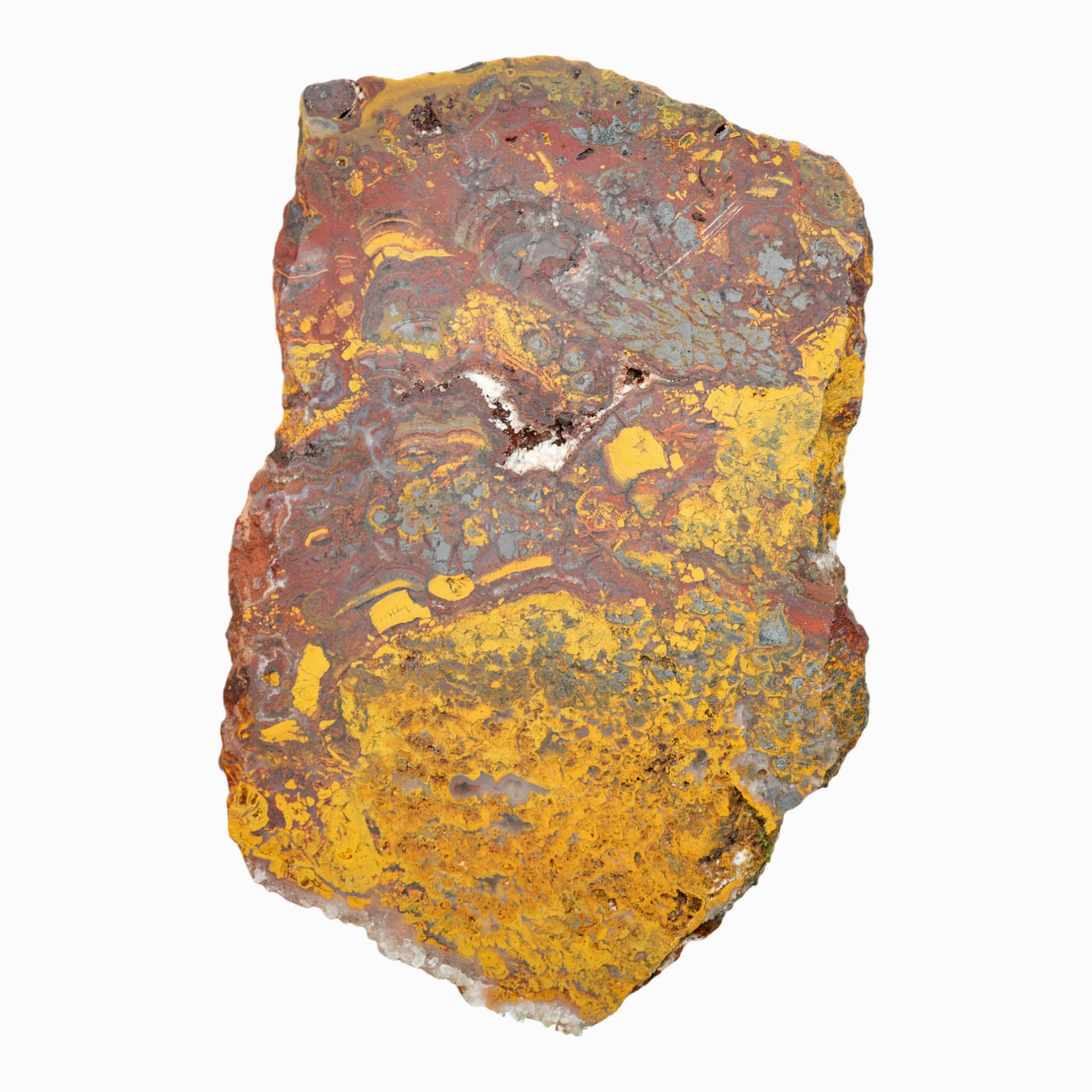 Apple Valley Jasper Slab Dry – Hematite Flowers Broken Pattern Sahara #3925-Photo7