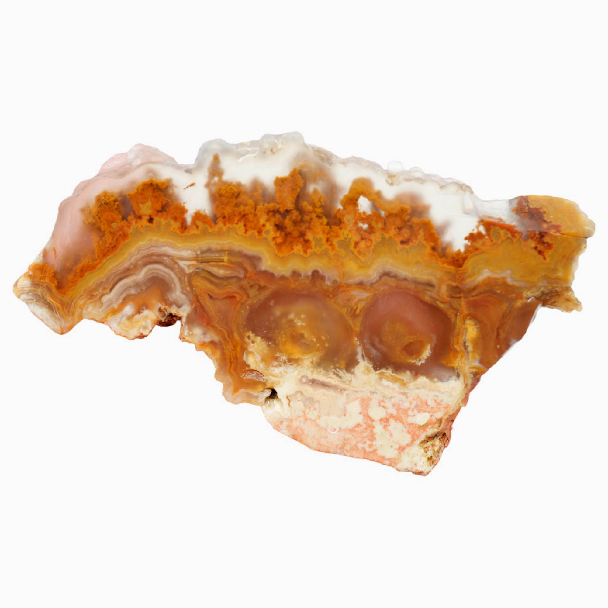 Lysite Agate Slab – Plume Moss Flowing River Wyoming Blizzard Stone #3987-Photo3