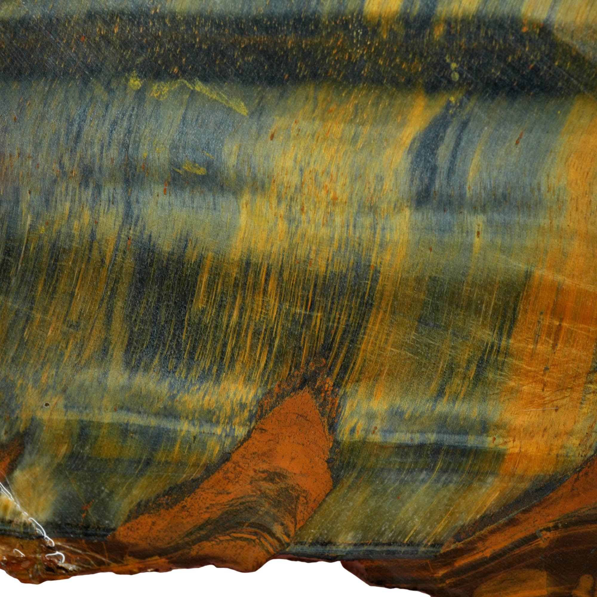 Natural Hawkeye Tiger Eye Slab – Blue Chatoyant Flash Effect! #3994-Photo1