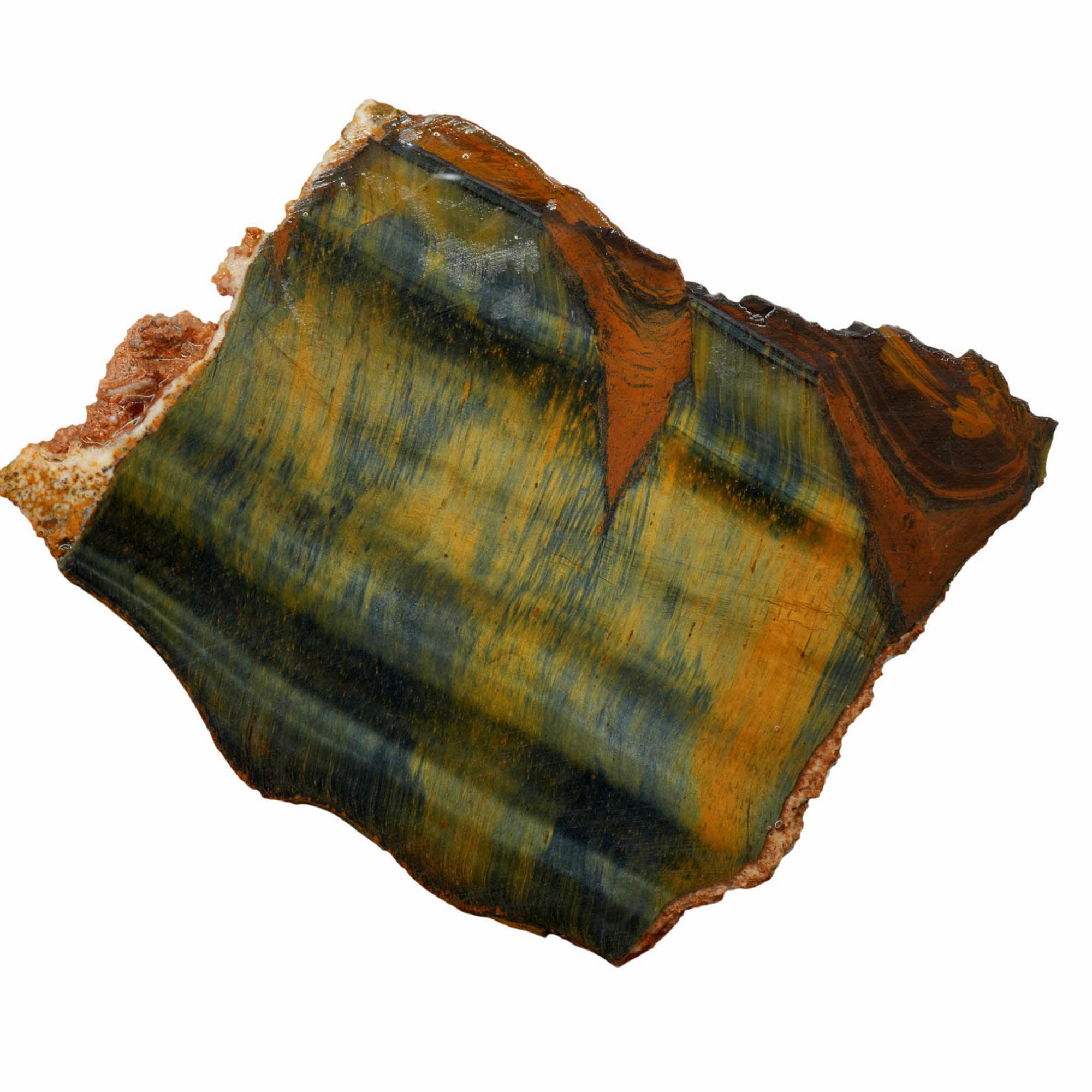 Natural Hawkeye Tiger Eye Slab – Blue Chatoyant Flash Effect! #3994-Photo3