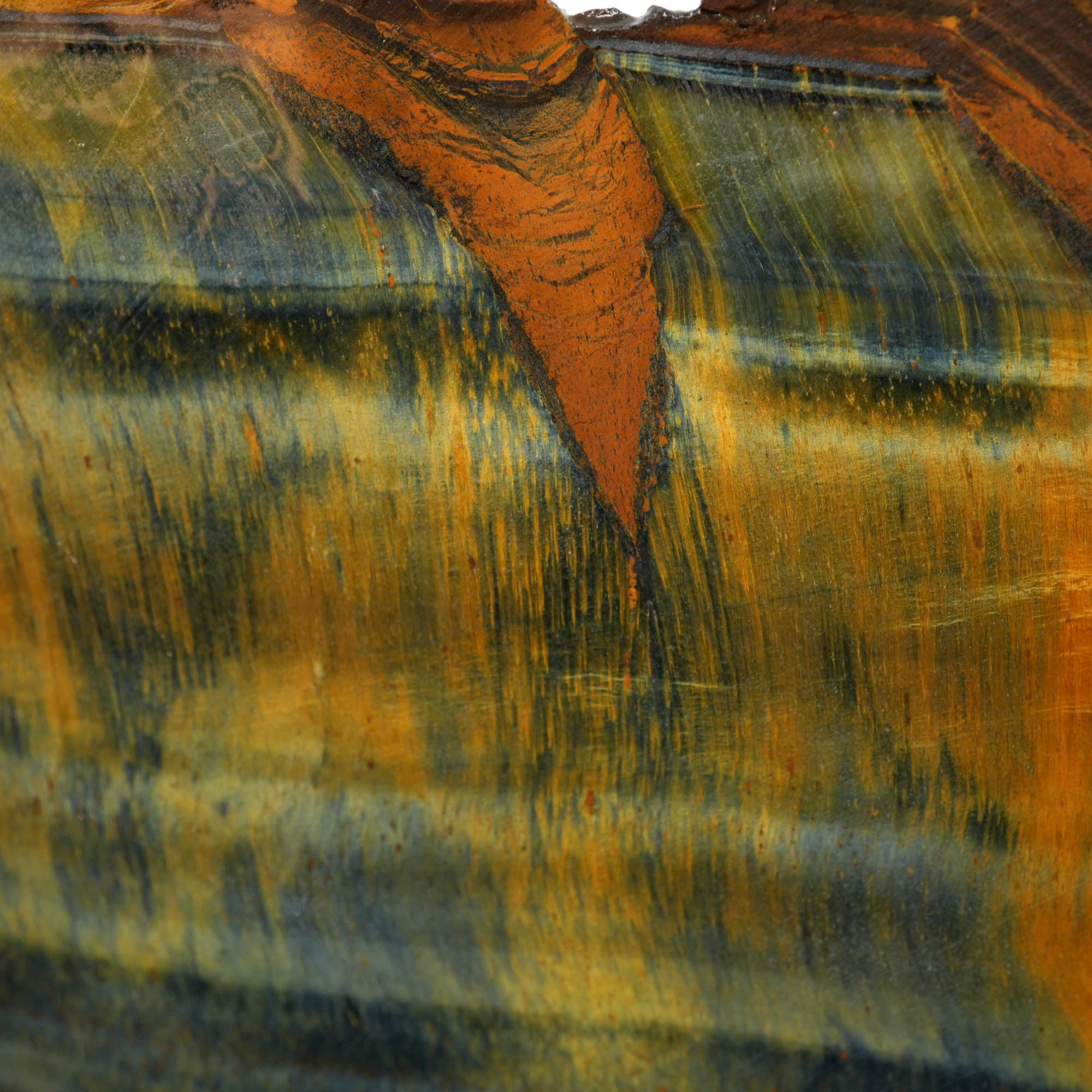 Natural Hawkeye Tiger Eye Slab – Blue Chatoyant Flash Effect! #3994-Photo4