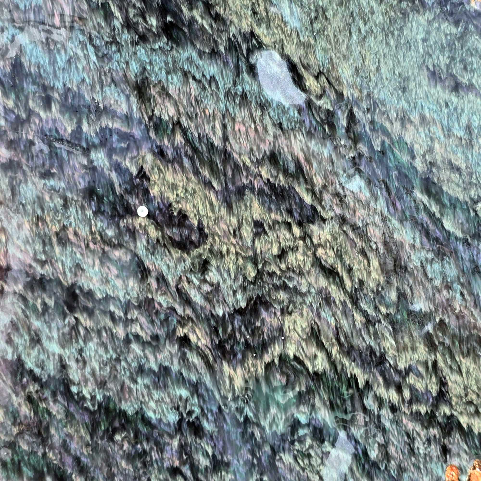 Huge Velvet Obsidian Slab – Flashy Mexican Lapidary Stone with Color Shifts