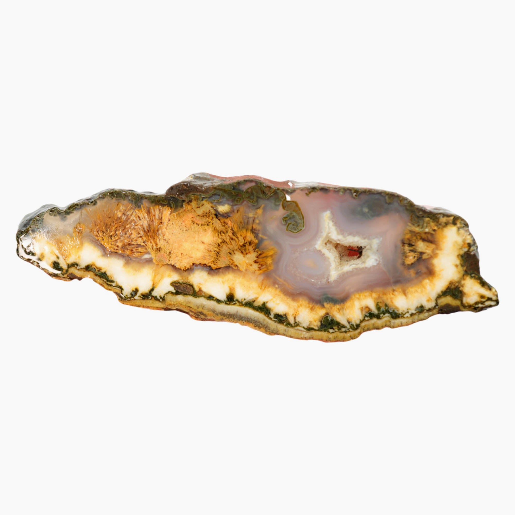 Mystery Sagenite Slab - Polished Both Sides Display Piece