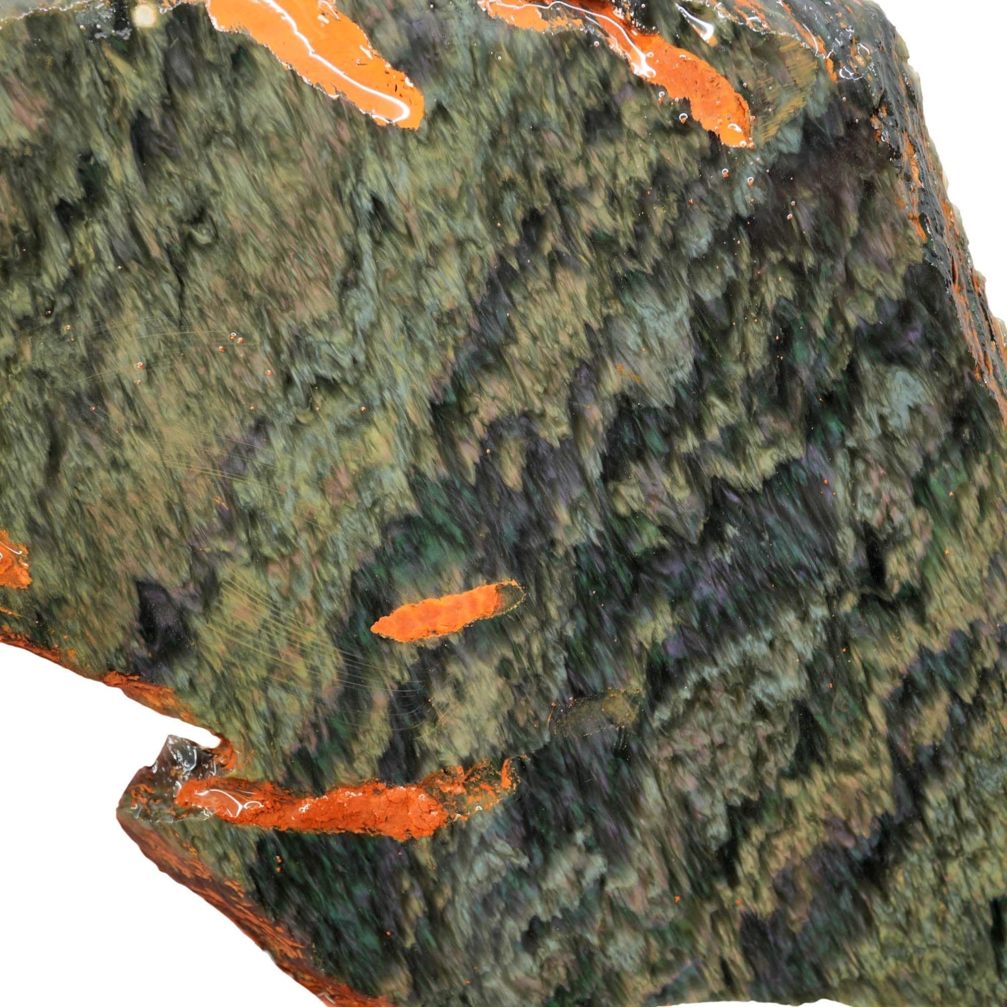 Mexican Velvet Obsidian Slab – Large Chatoyant Multi-Color Display! #4022-Photo3