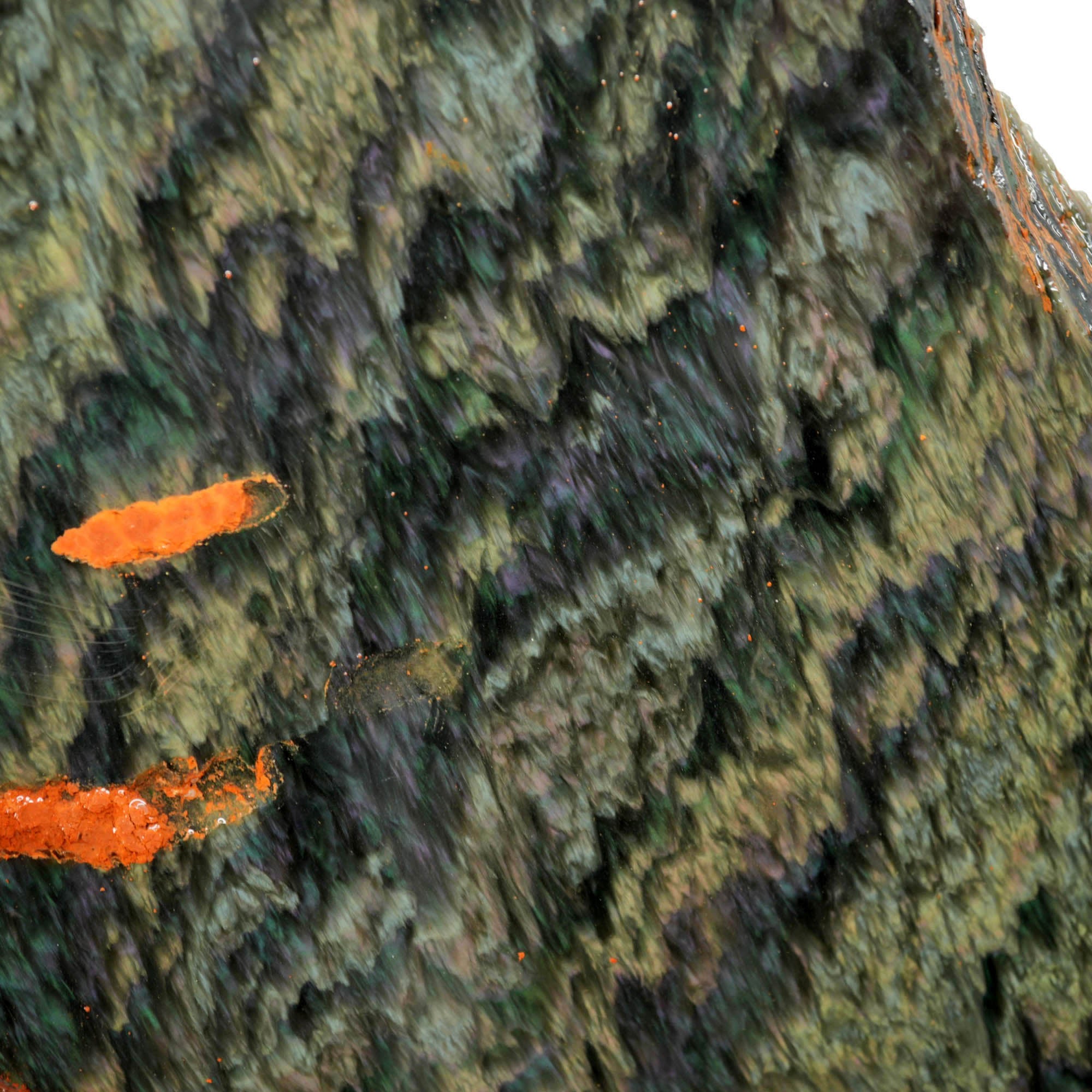 Mexican Velvet Obsidian Slab - Large Chatoyant Multi-Color Display