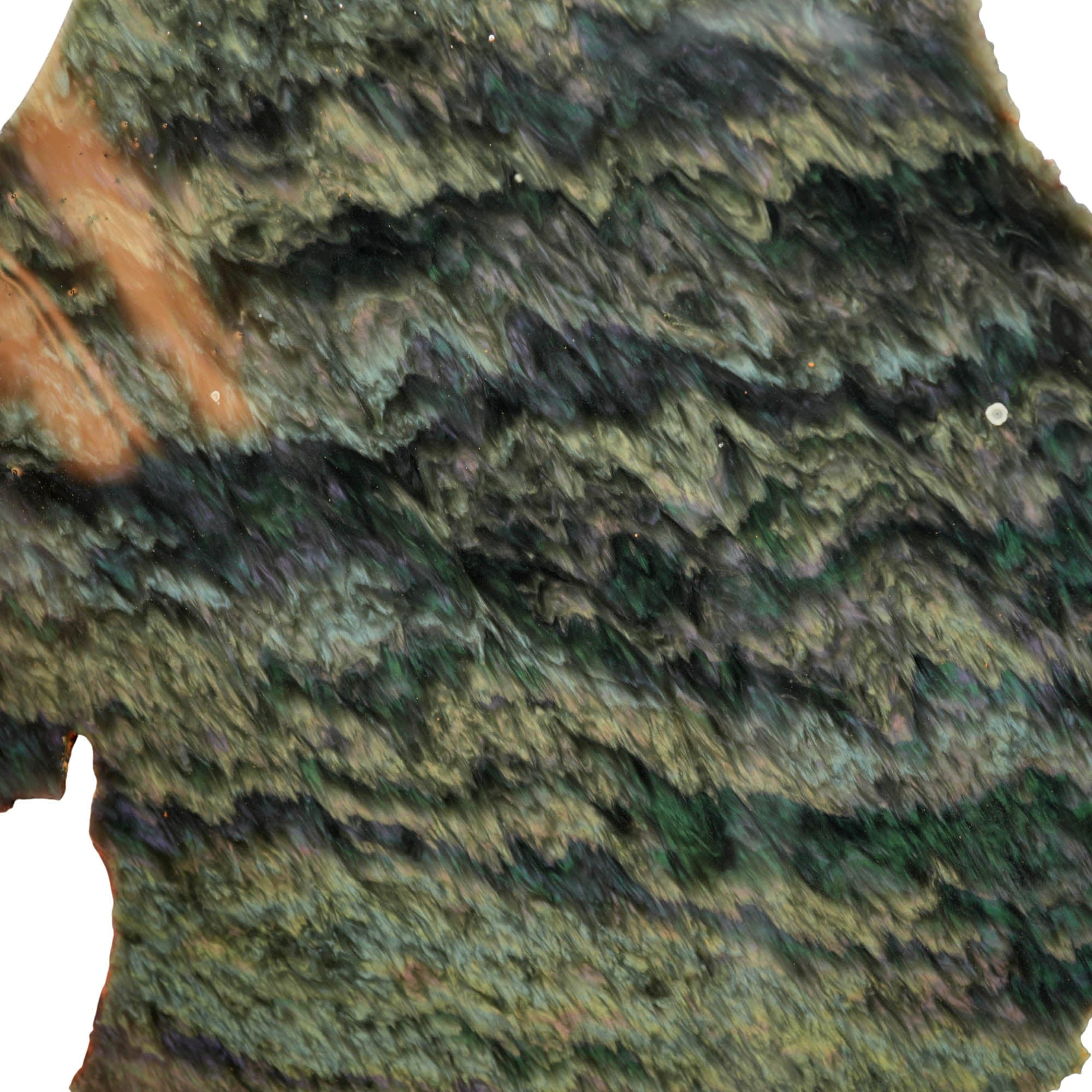 Mexican Velvet Obsidian Slab – Large Chatoyant Multi-Color Display! #4022-Photo5