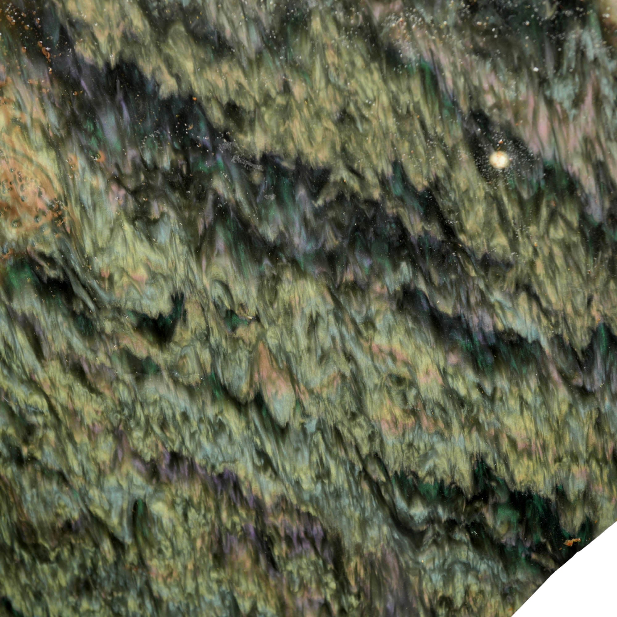 Velvet Obsidian Slab – Bright Magnetite Wavy Flows Mexican! #4027-Photo3
