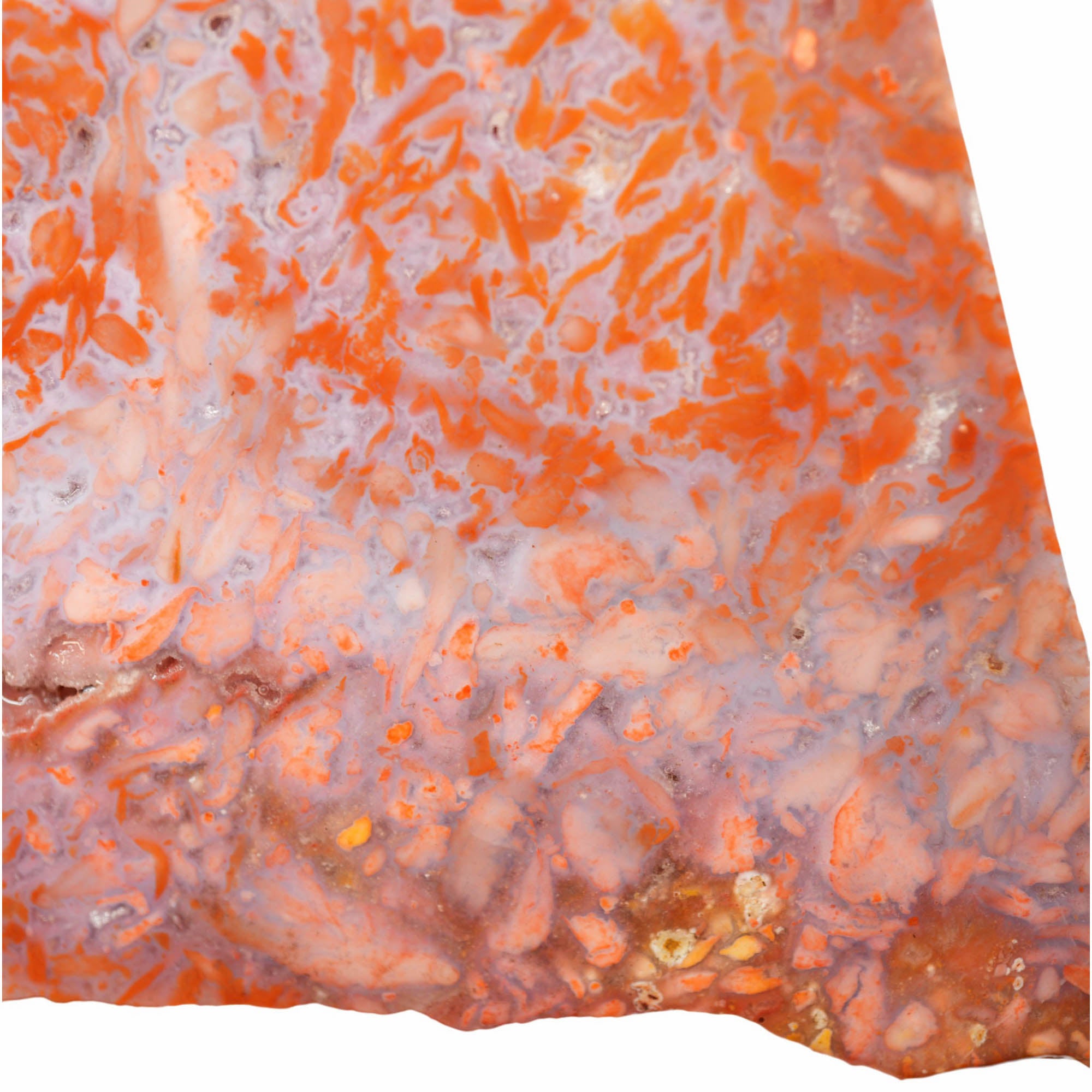 Confetti Agate Slab - Pink Cotton Candy with Druzy Pockets Old Stock