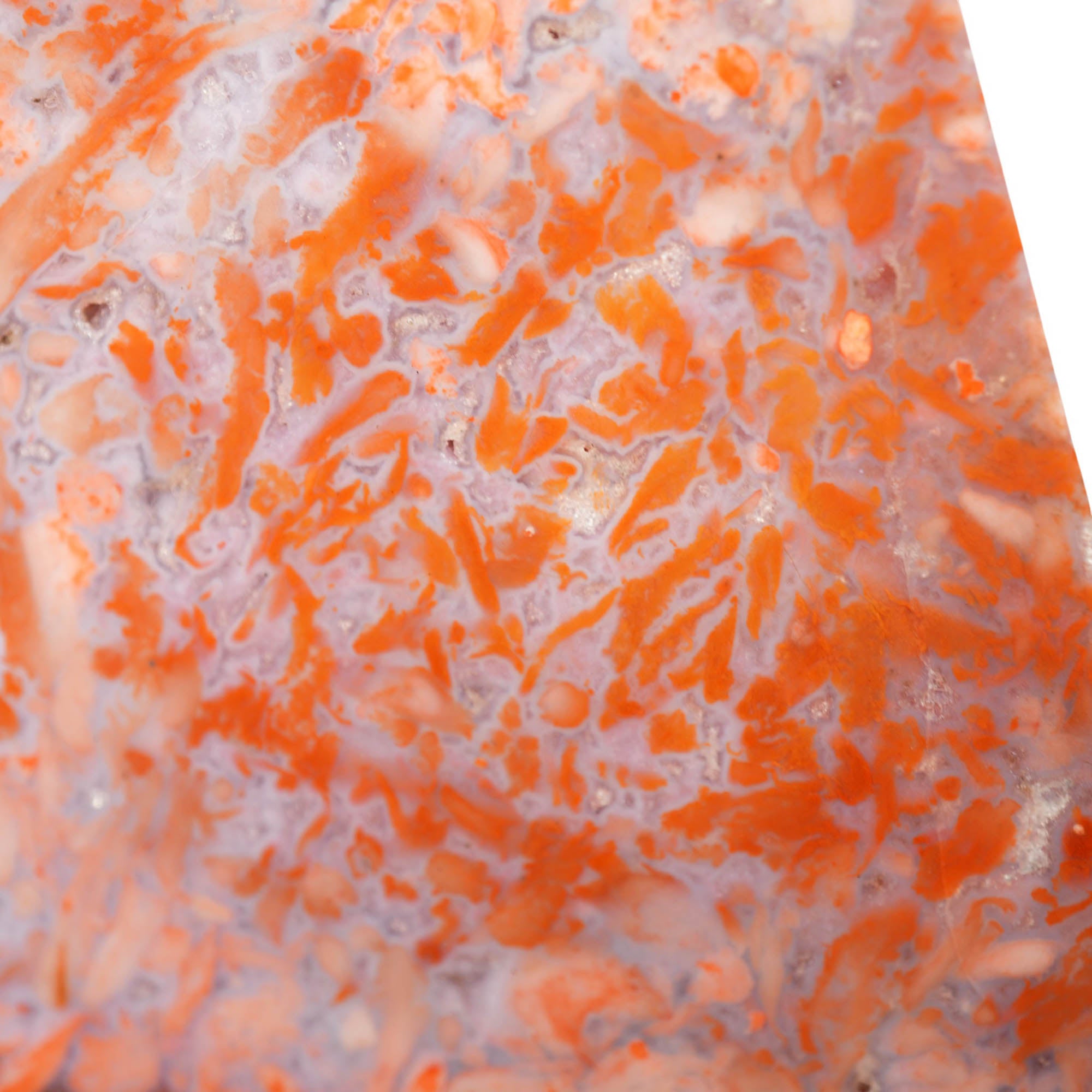 Confetti Agate Slab - Pink Cotton Candy with Druzy Pockets Old Stock