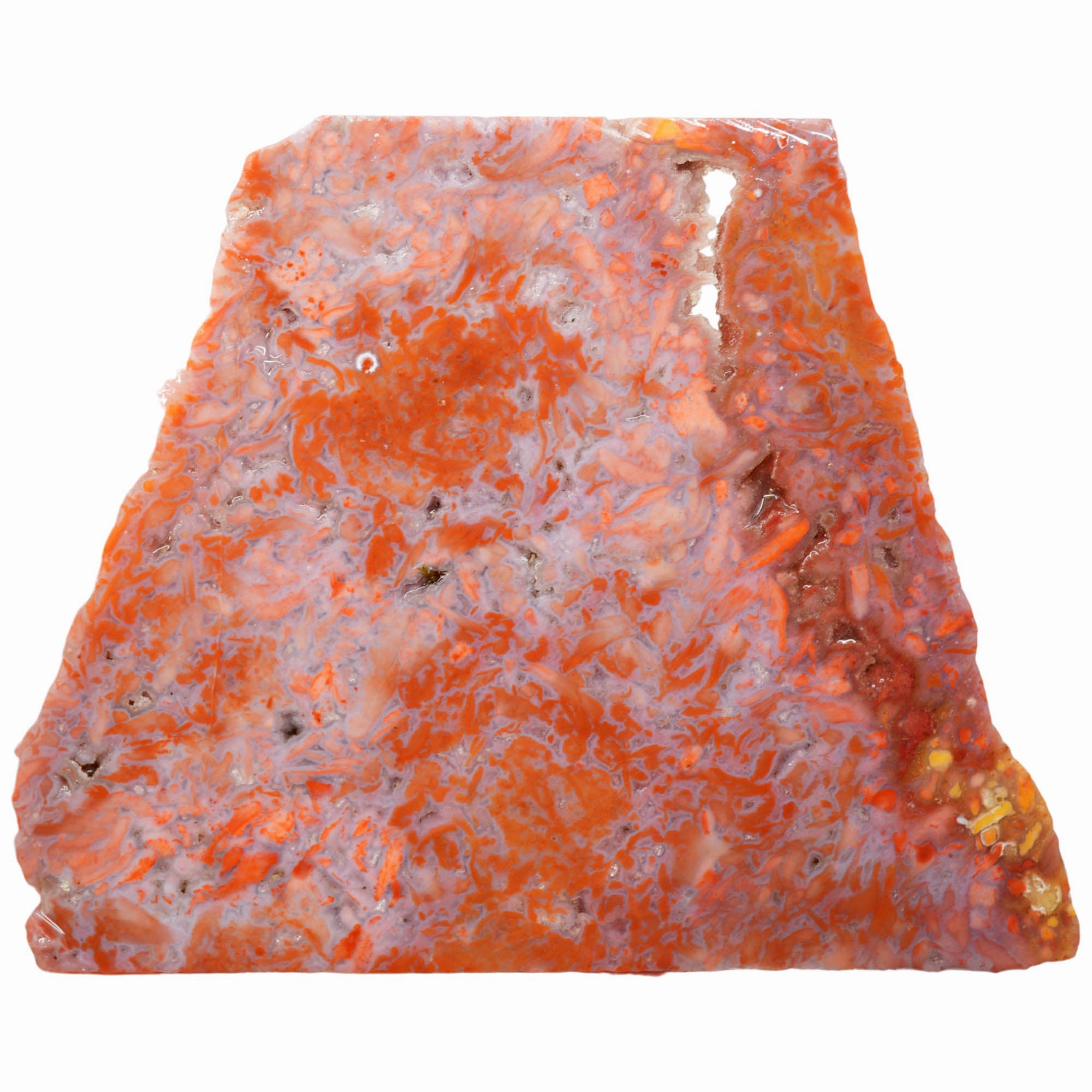 Confetti Agate Slab - Pink Cotton Candy with Druzy Pockets Old Stock