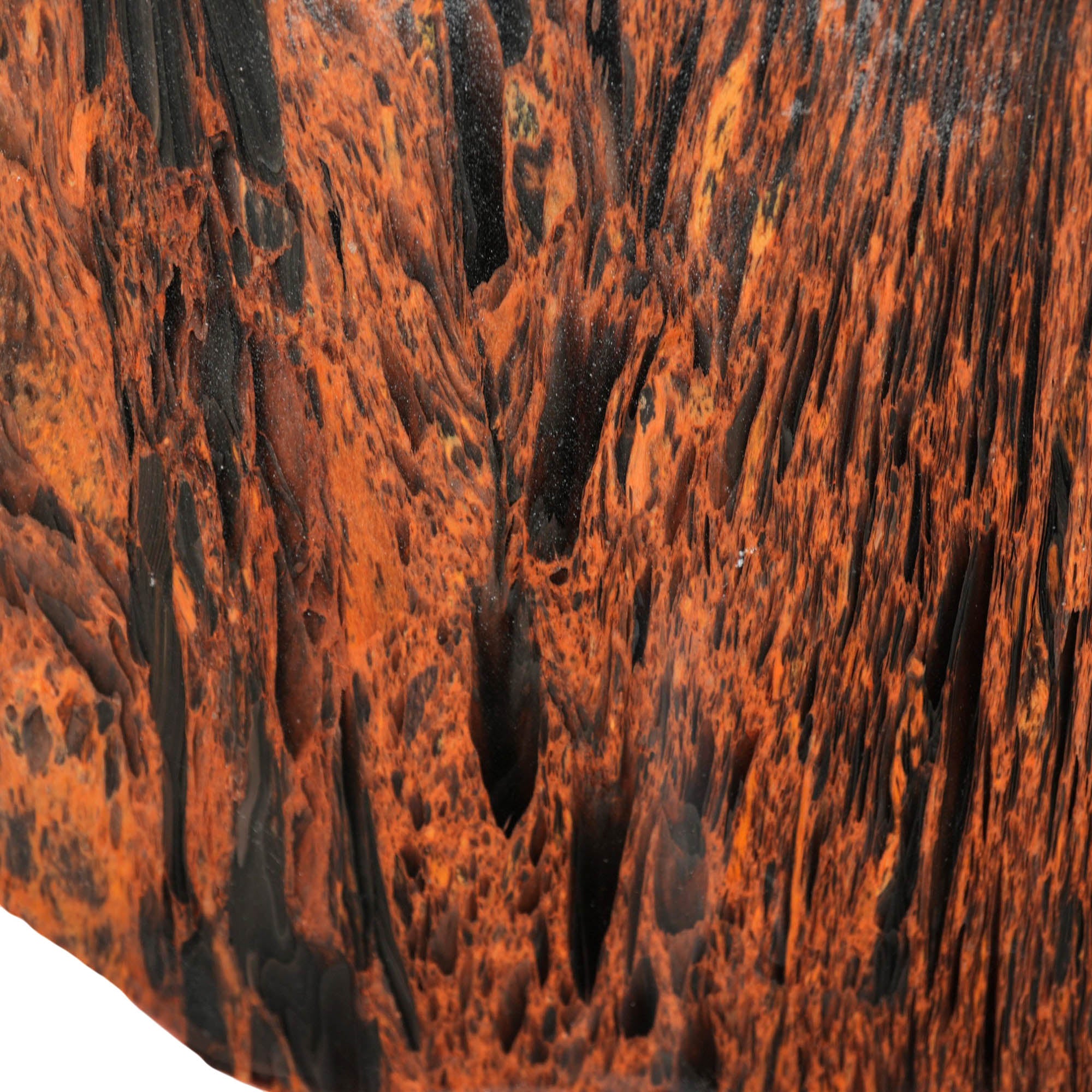 Tri-Flow Obsidian Slab - Flow Pattern Throughout Old Stock Glass Butte
