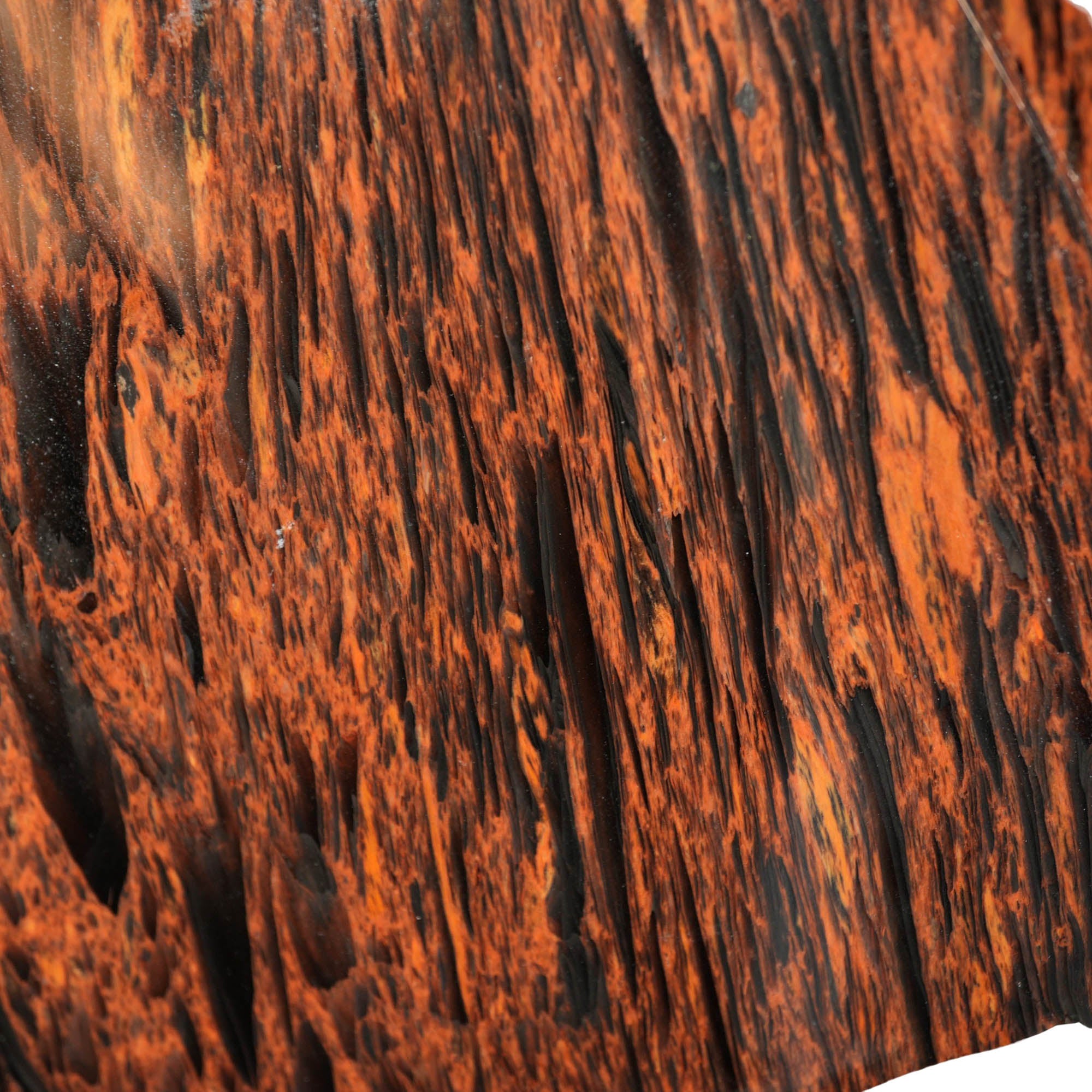 Tri-Flow Obsidian Slab - Flow Pattern Throughout Old Stock Glass Butte