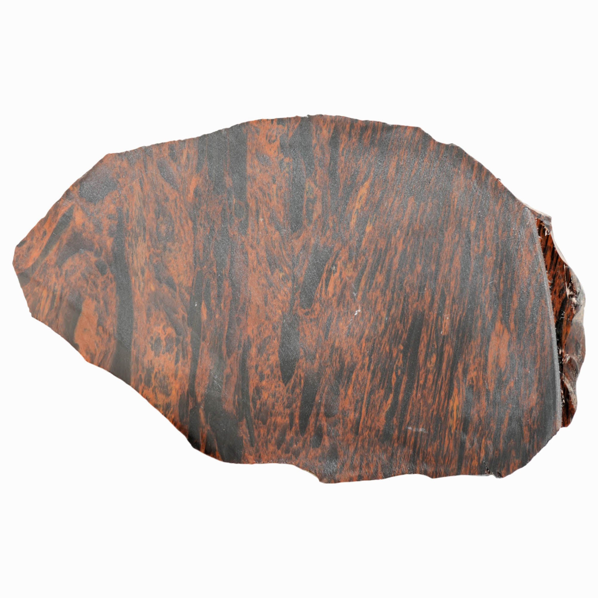 Tri-Flow Obsidian Slab - Flow Pattern Throughout Old Stock Glass Butte