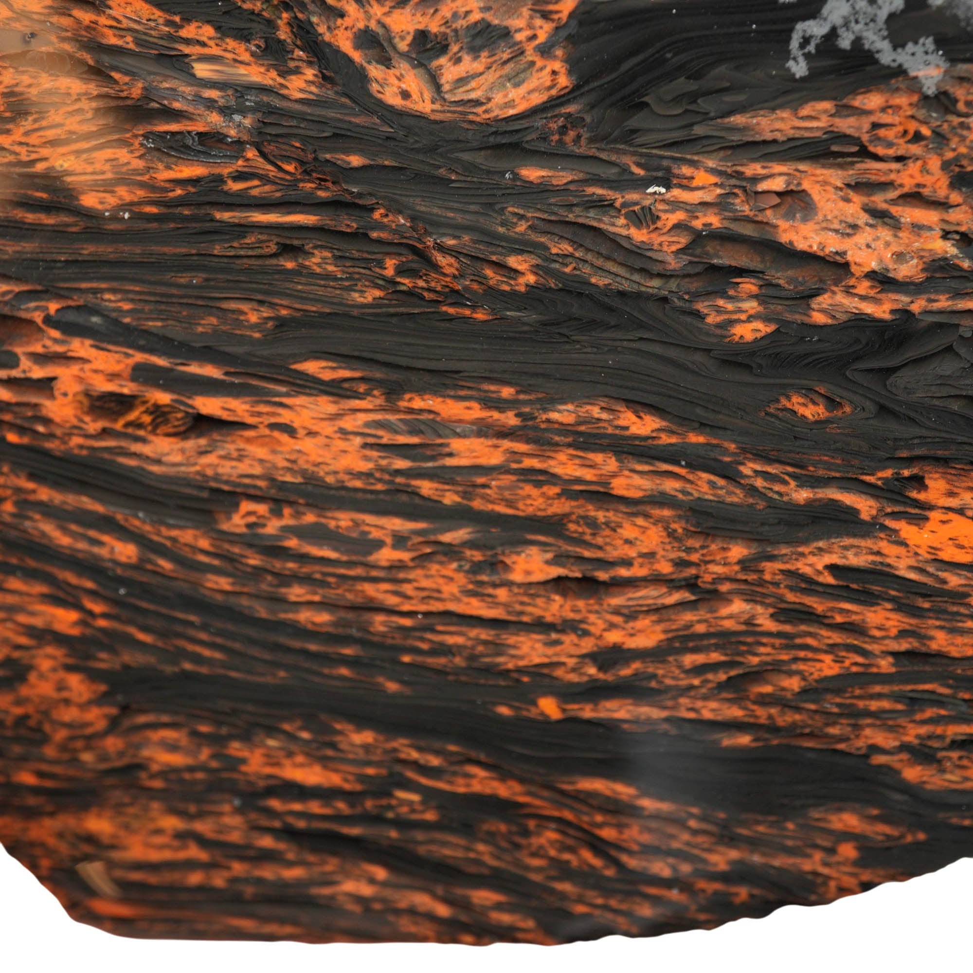 Tri-Flow Obsidian Slab - Tri-Flow Pattern with Bright Mahogany