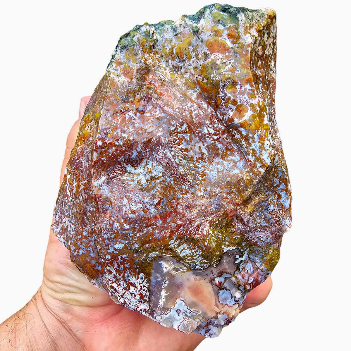 Apple Valley Agate Lapidary Rough Chunk Morocco