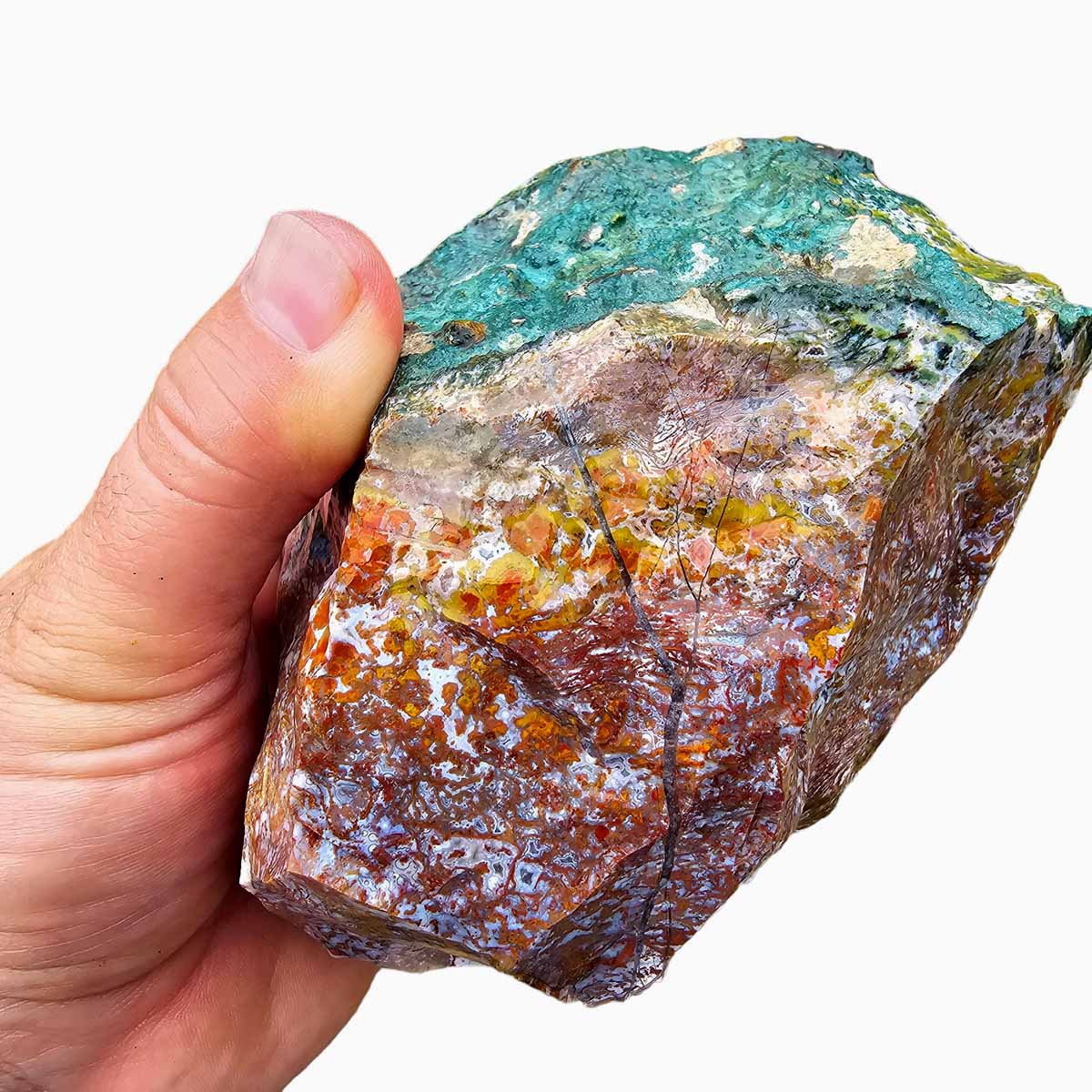 Apple Valley Agate Lapidary Rough Chunk Morocco