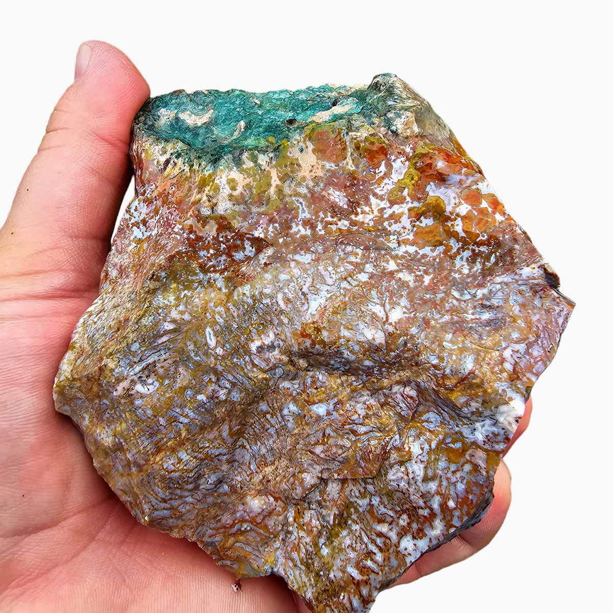 Apple Valley Agate Lapidary Rough Chunk Morocco