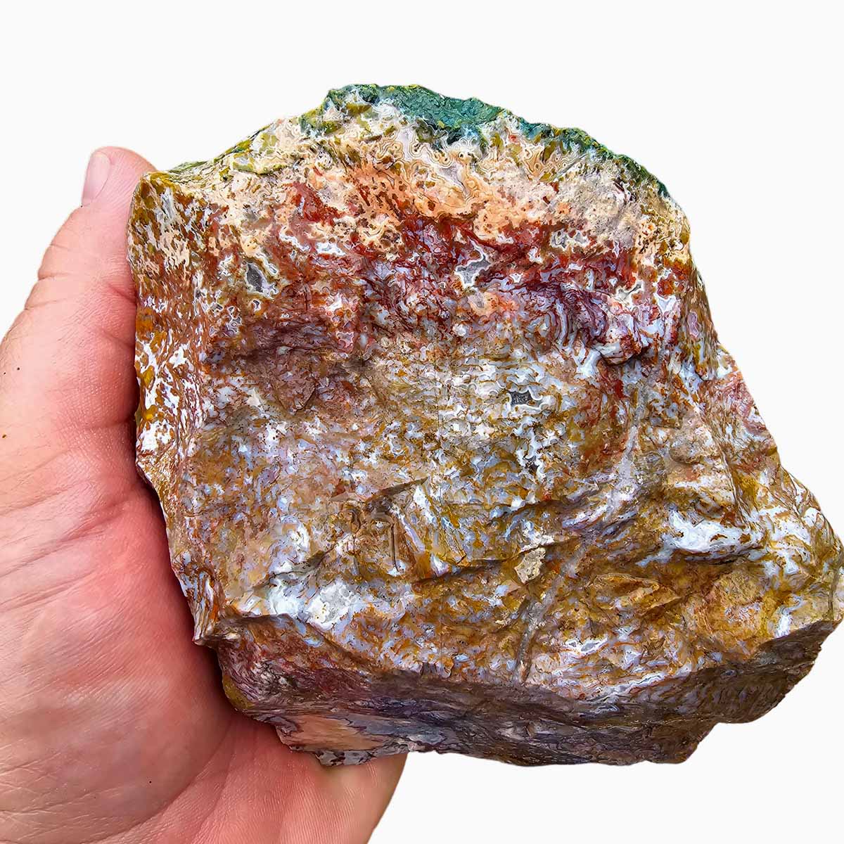 Apple Valley Agate Lapidary Rough Chunk Morocco