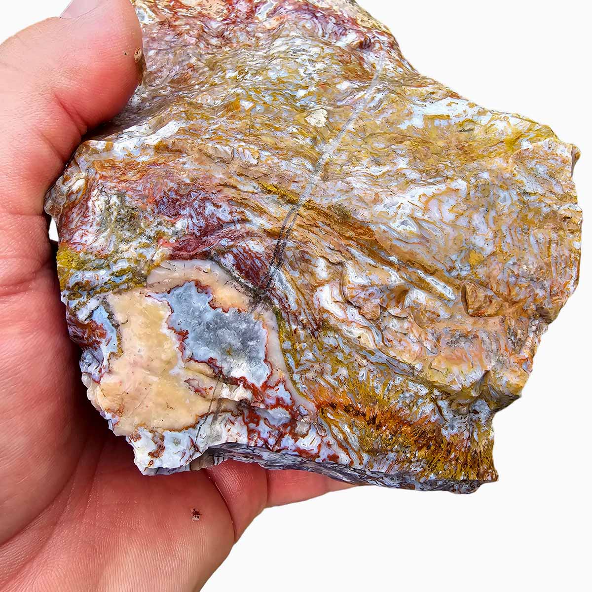 Apple Valley Agate Lapidary Rough Chunk Morocco