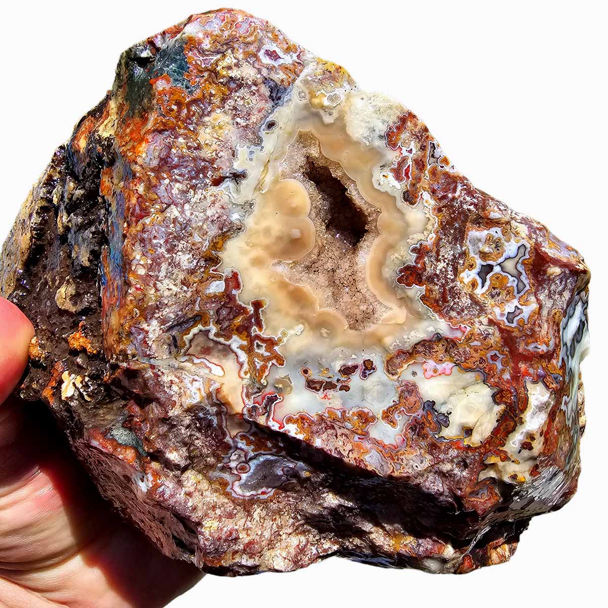 Apple Valley Agate Lapidary Rough Chunk Morocco