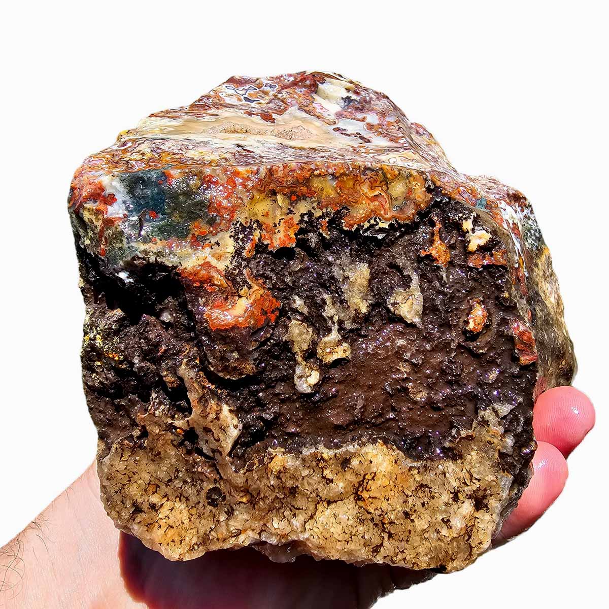 Apple Valley Agate Lapidary Rough Chunk Morocco