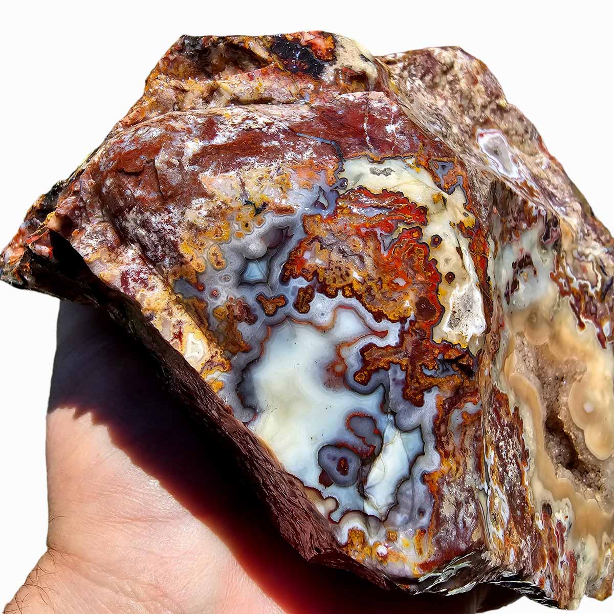 Apple Valley Agate Lapidary Rough Chunk Morocco