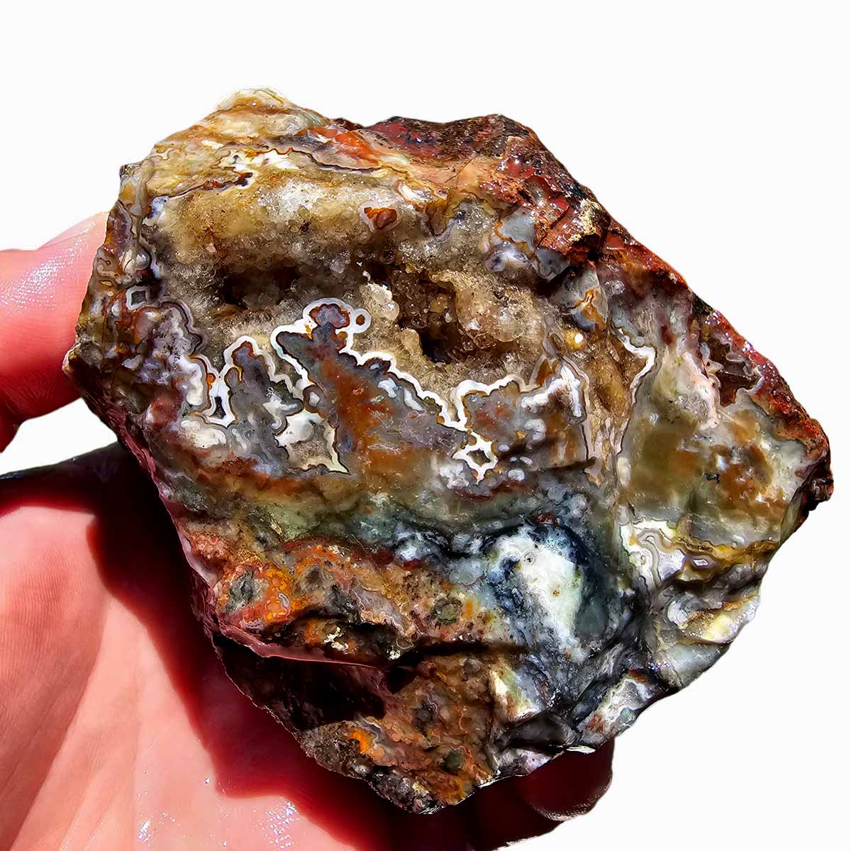 Apple Valley Agate Lapidary Rough Chunk