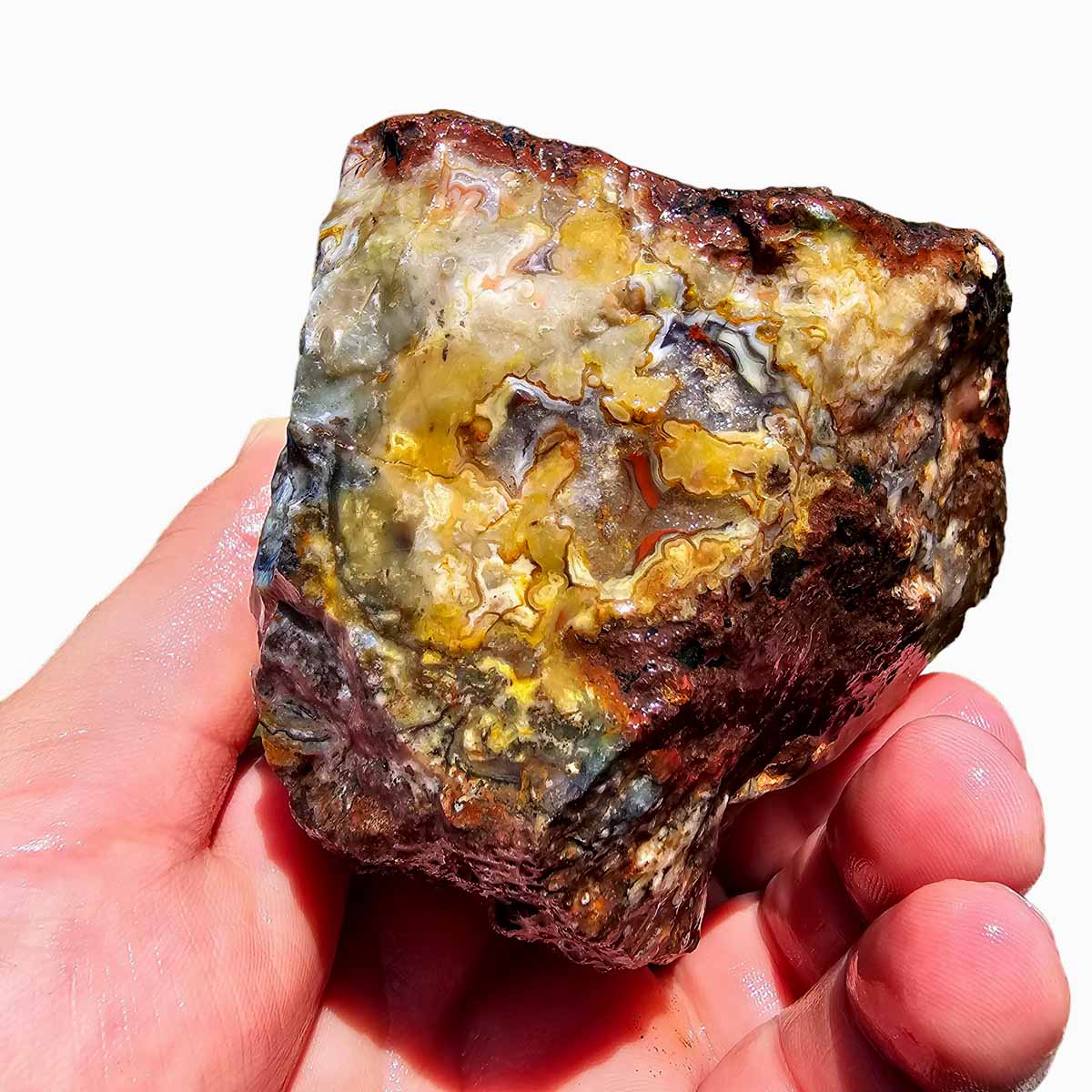 Apple Valley Agate Lapidary Rough Chunk