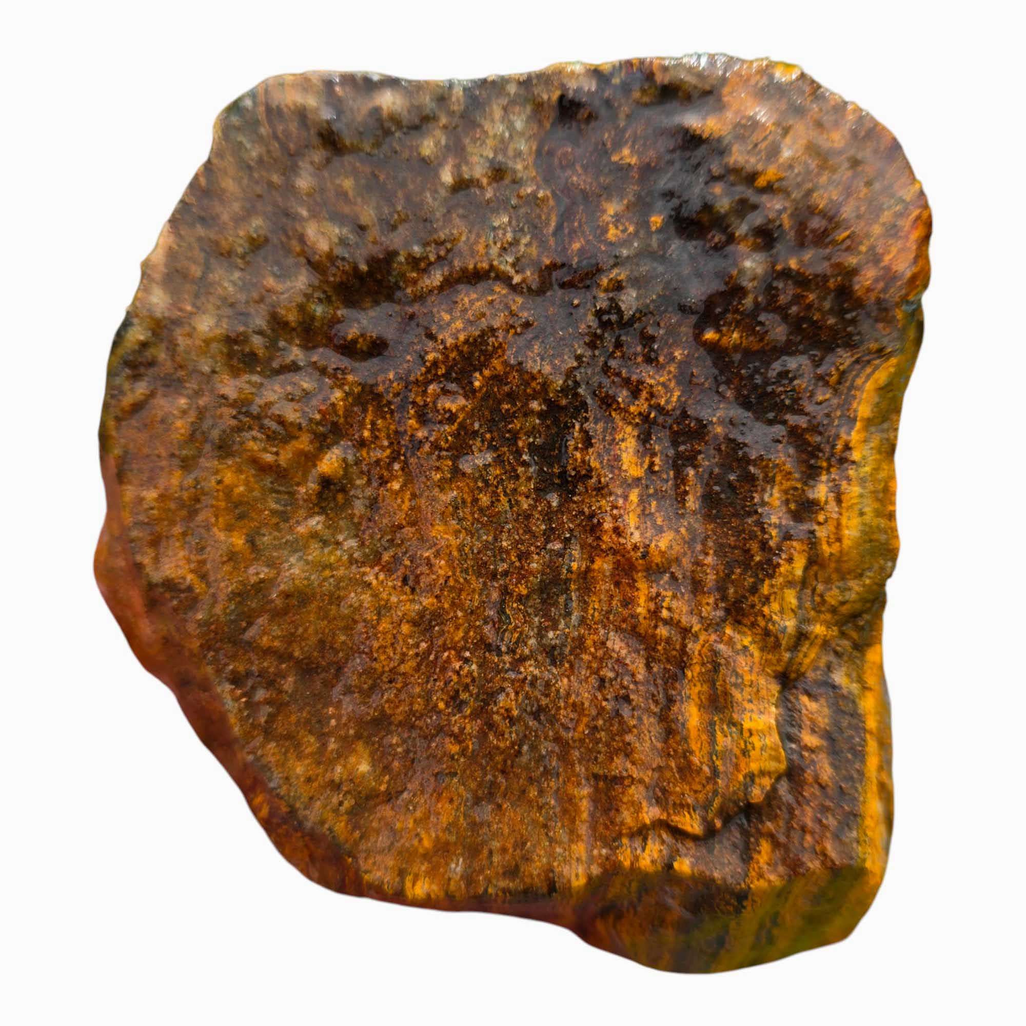 Apple Valley Jasper Lapidary Cutting Rough Chunk Stone Cut Face