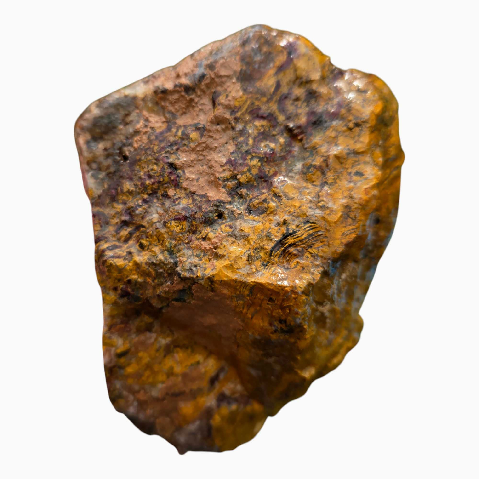 Apple Valley Jasper Lapidary Cutting Rough Chunk Stone Cut Face