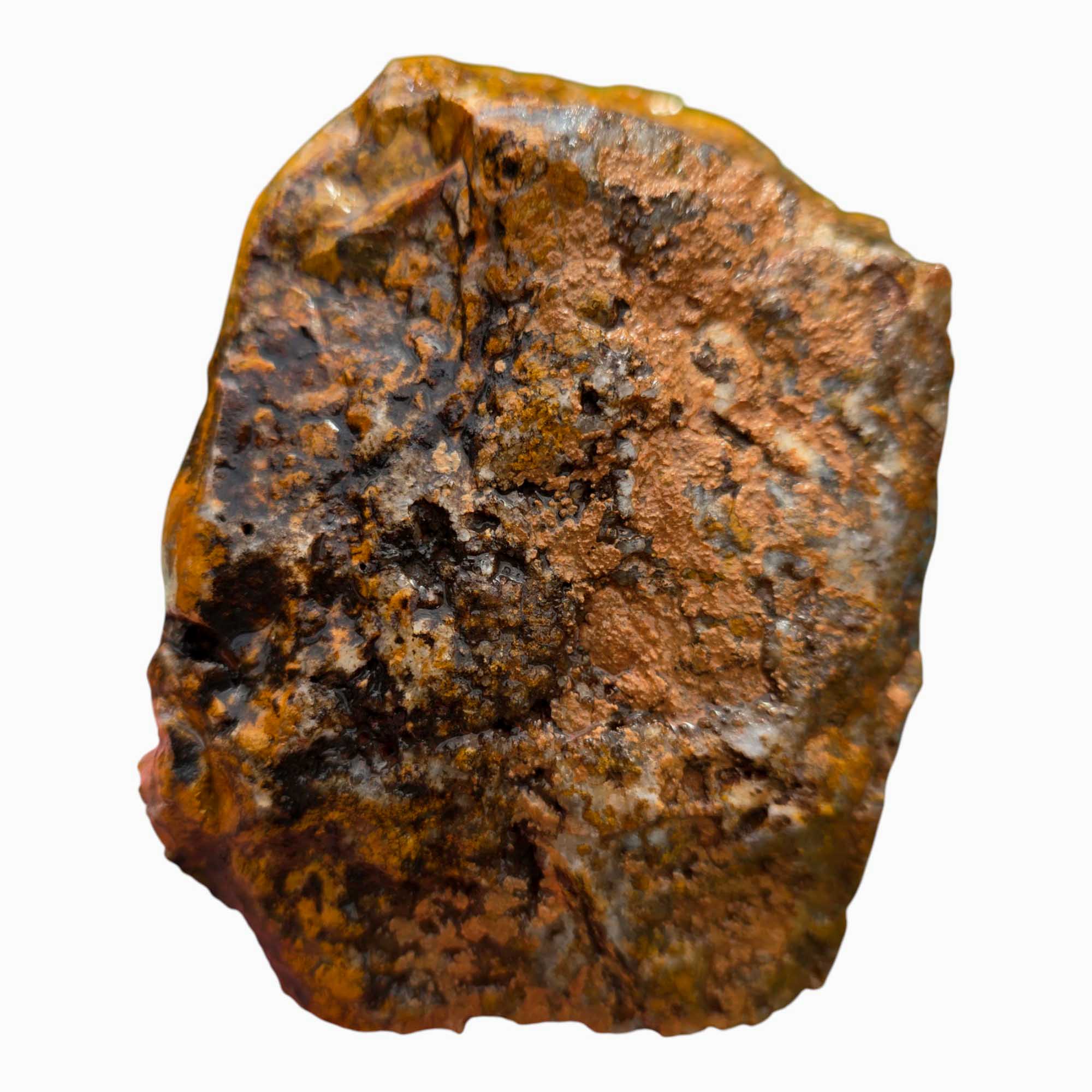 Apple Valley Jasper Lapidary Cutting Rough Chunk Stone Cut Face