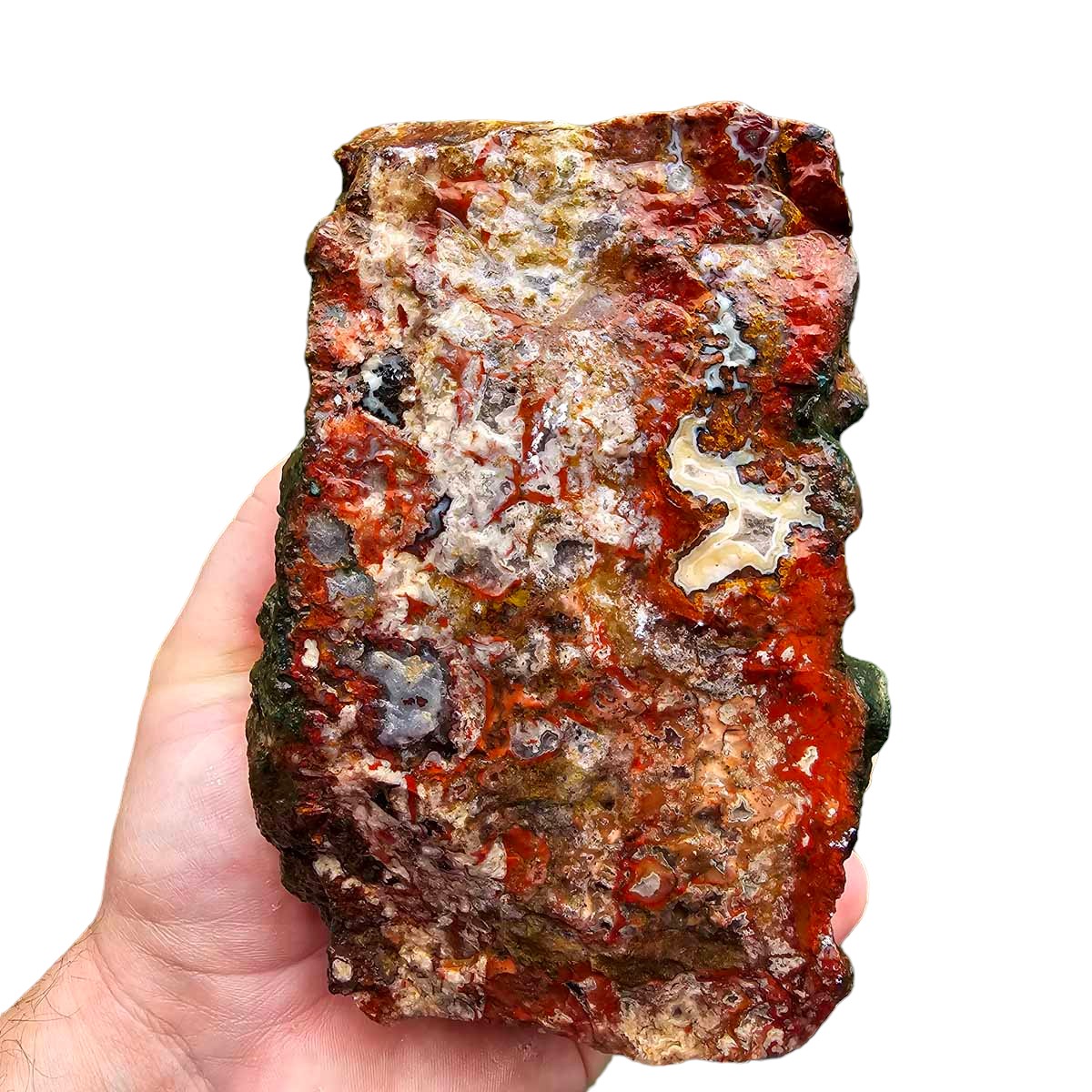 Apple Valley Agate Rough Chunk!