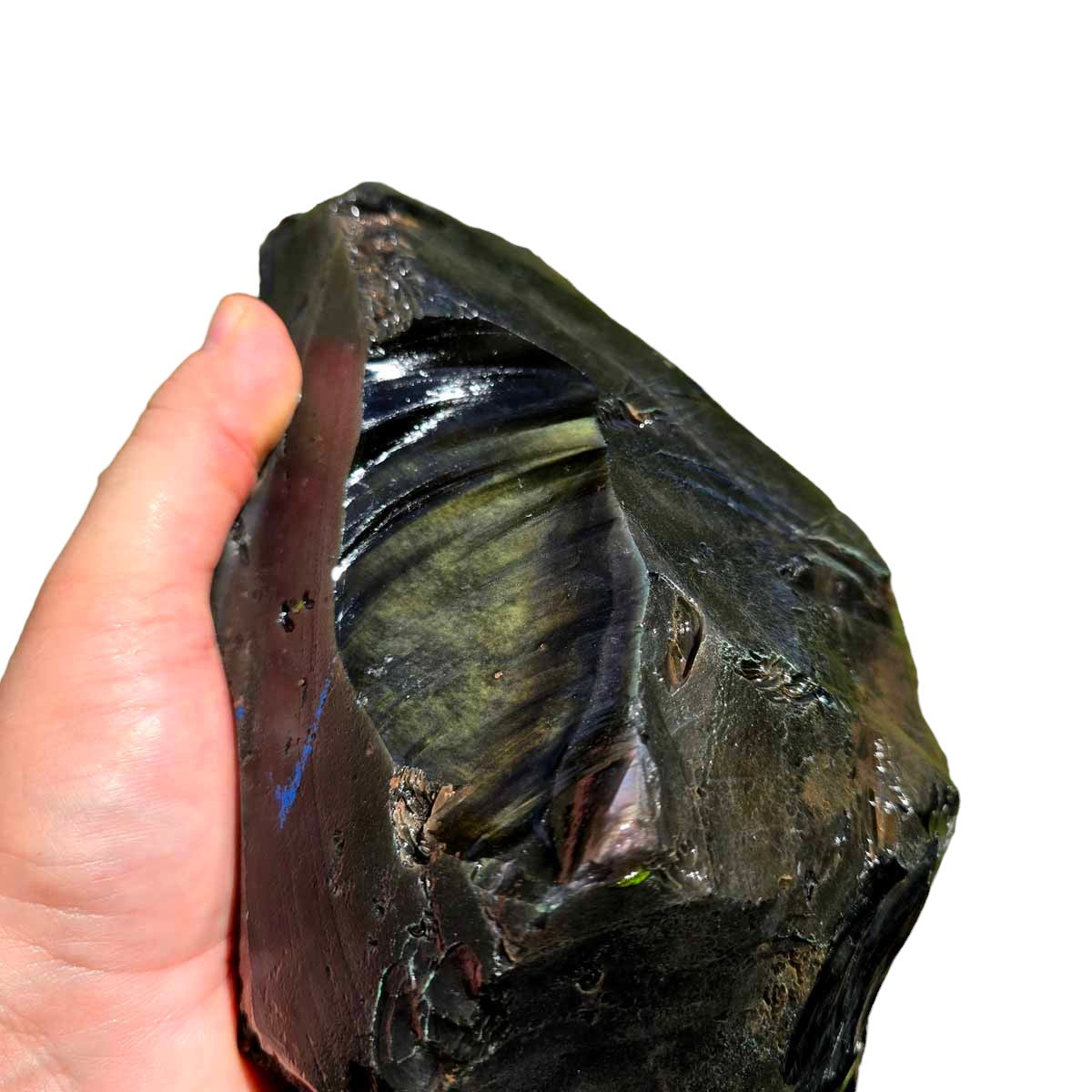 Aurora Borealis Obsidian Davis Creek Rough Chunk! RARE