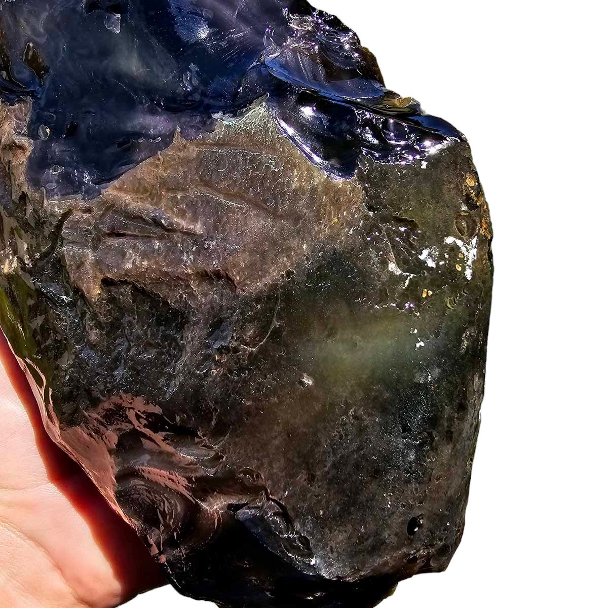 Aurora Borealis Obsidian Davis Creek Rough Chunk! RARE