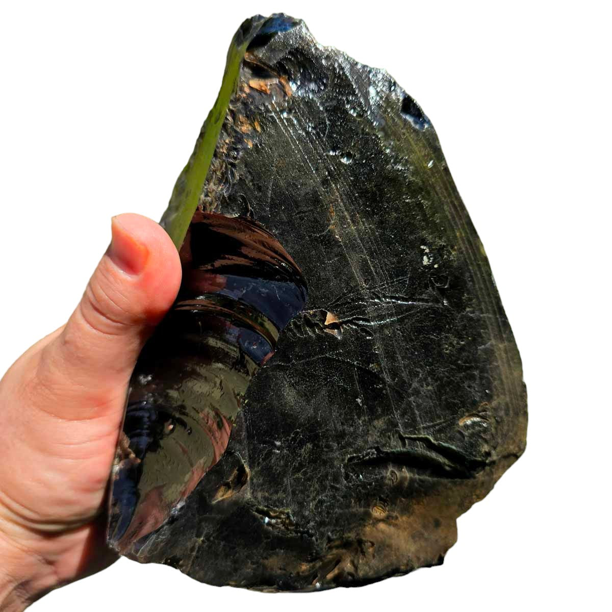 Aurora Borealis Obsidian Davis Creek Rough Chunk! RARE