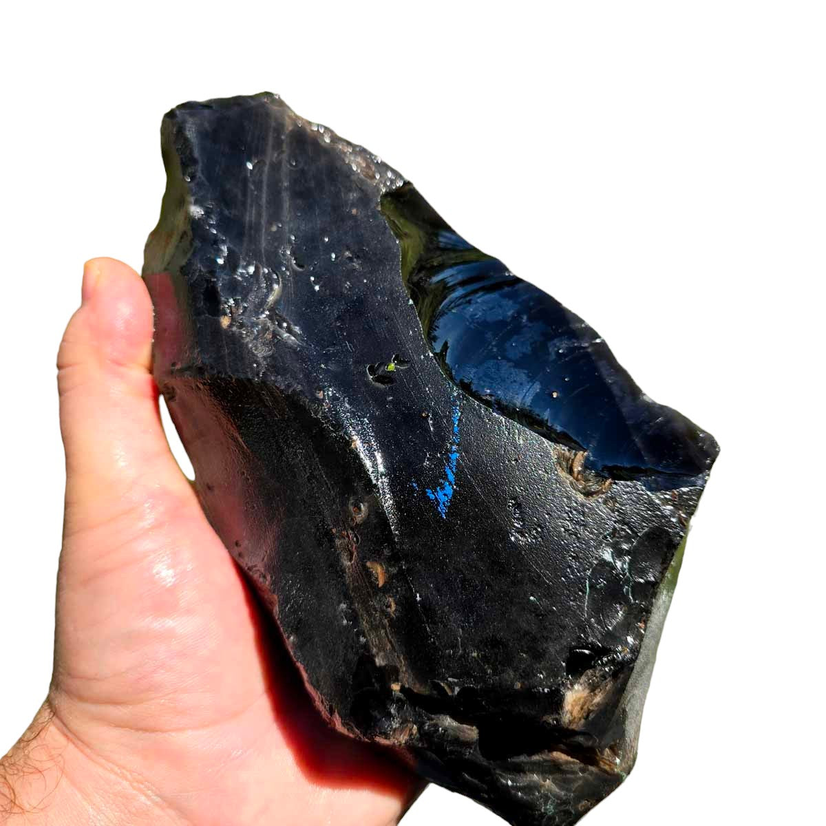 Aurora Borealis Obsidian Davis Creek Rough Chunk! RARE