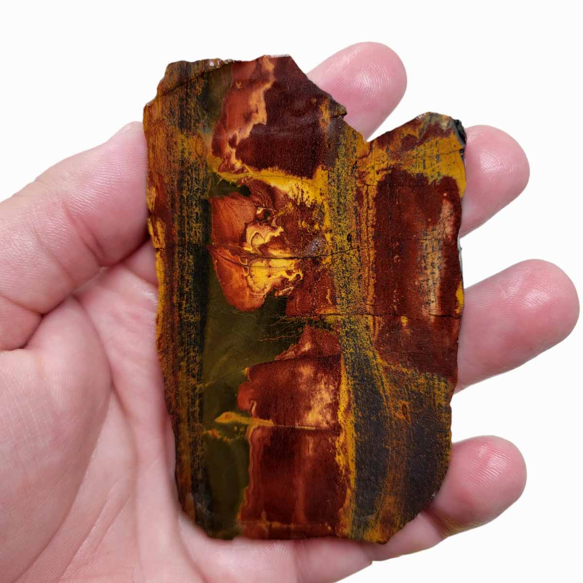 Brockman Tiger Eye Jasper Slab!  Lapidary Stone Slab!