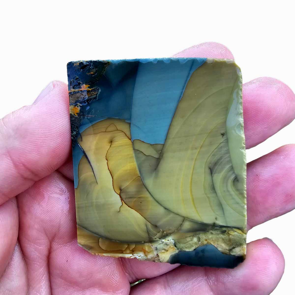 Blue Mountain Jasper Slab  Lapidary Stone Slab