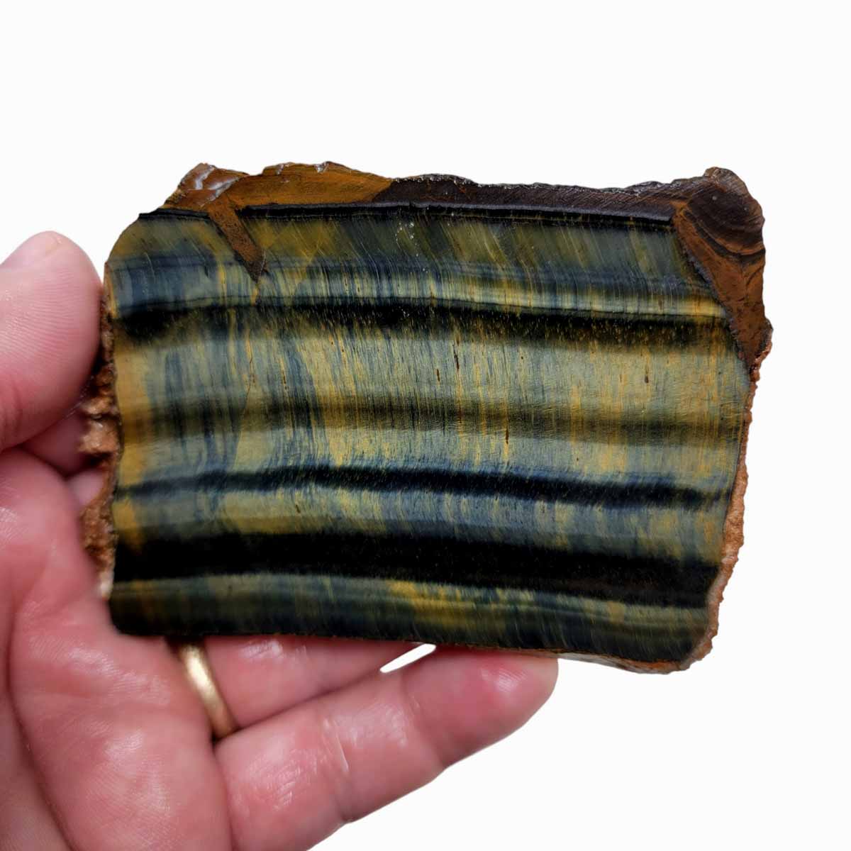 Hawkeye TigerEye Slab!  Lapidary Stone Slab!