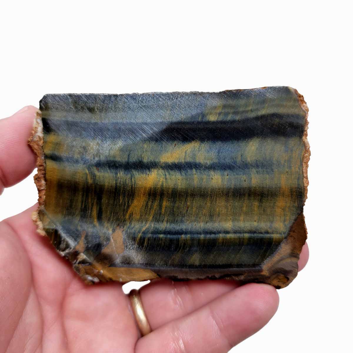 Hawkeye TigerEye Slab!  Lapidary Stone Slab!