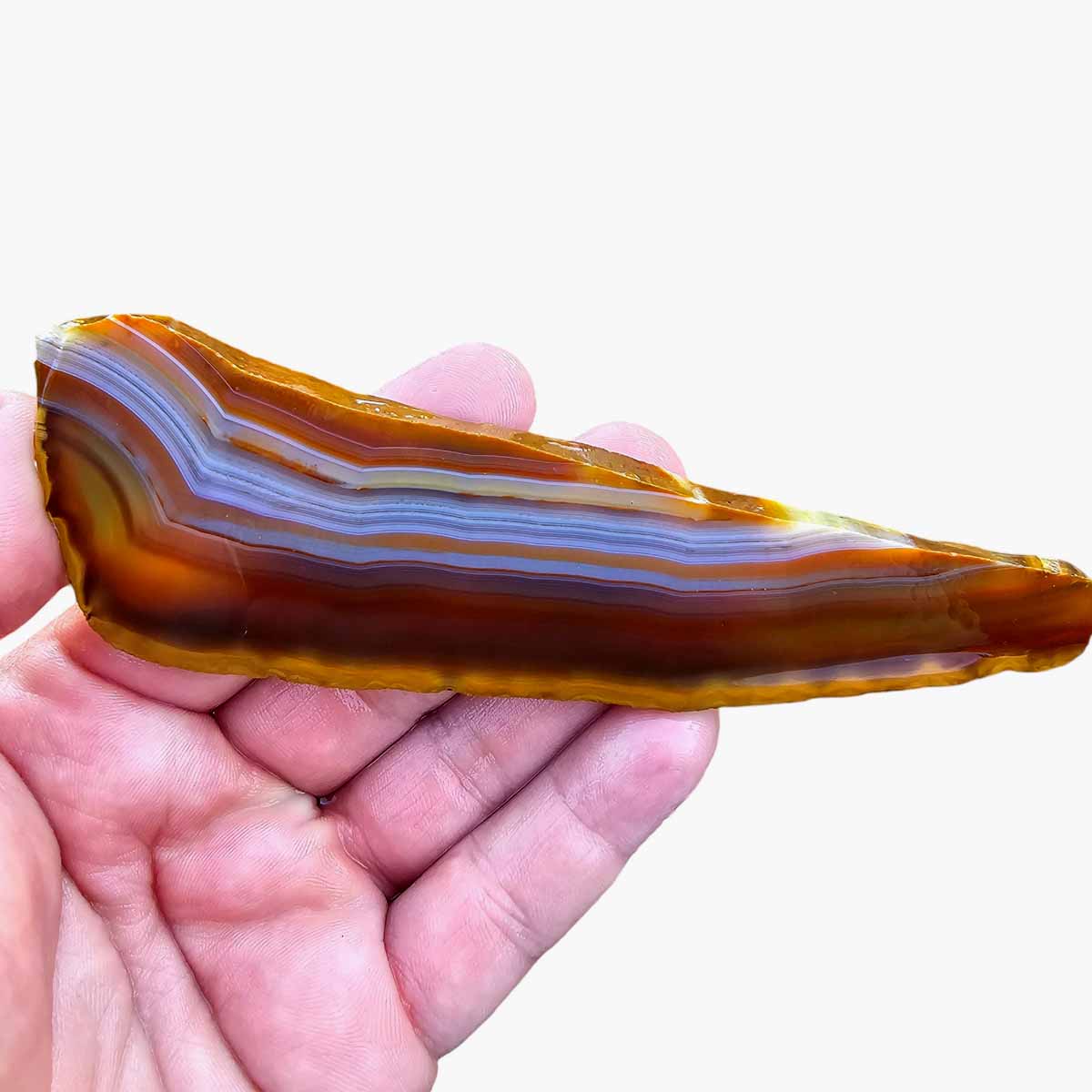 Brazilian Agate Slab  Lapidary Stone Slab